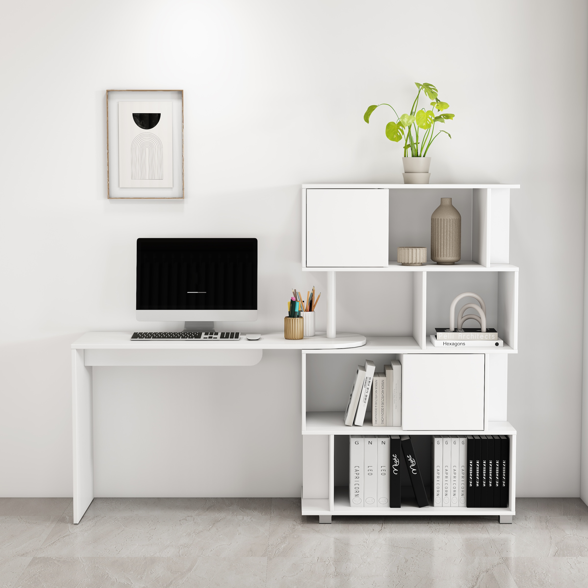 OTTO home Schreibtisch "Inovo", als Eckschreibtisch oder Schreibtisch nutzb günstig online kaufen
