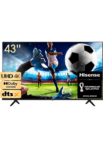 Hisense LED-Fernseher »43A6FG«, 108 cm/43 Zoll, 4K Ultra HD, Smart-TV, Triple Tuner... kaufen