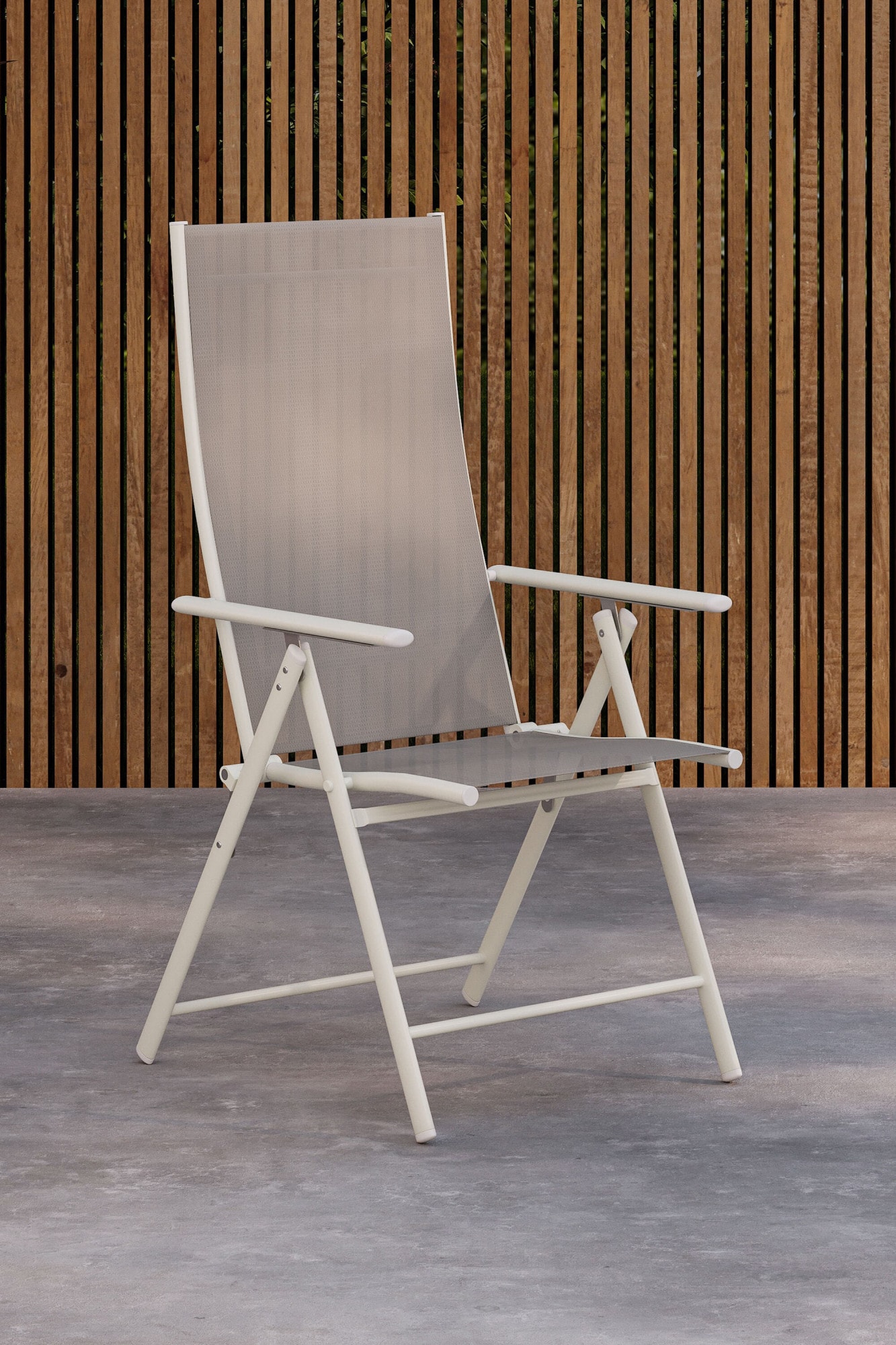 Venture Home Gartenstuhl "Levanzo, 2er-Set Gartenstühle klappbar, belastbar bis 110 kg" () Stuhlset, Stahlrahmen, Textilene-Sitz, klappbar, verstellbare Lehne