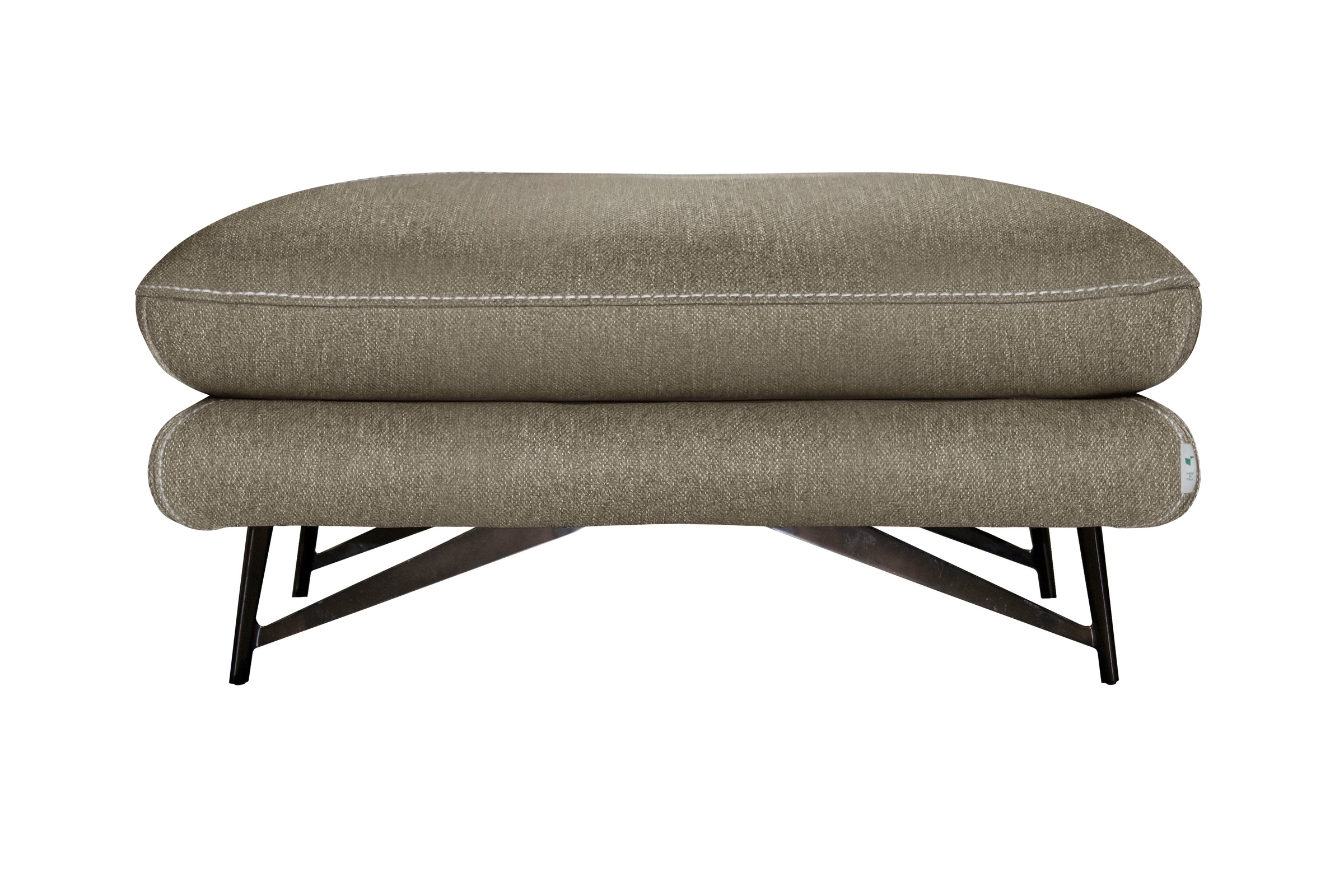 CALIA ITALIA Hocker "Cezanne bequem und elegant, B/T 90/70cm, hochwertiger Designfuß"