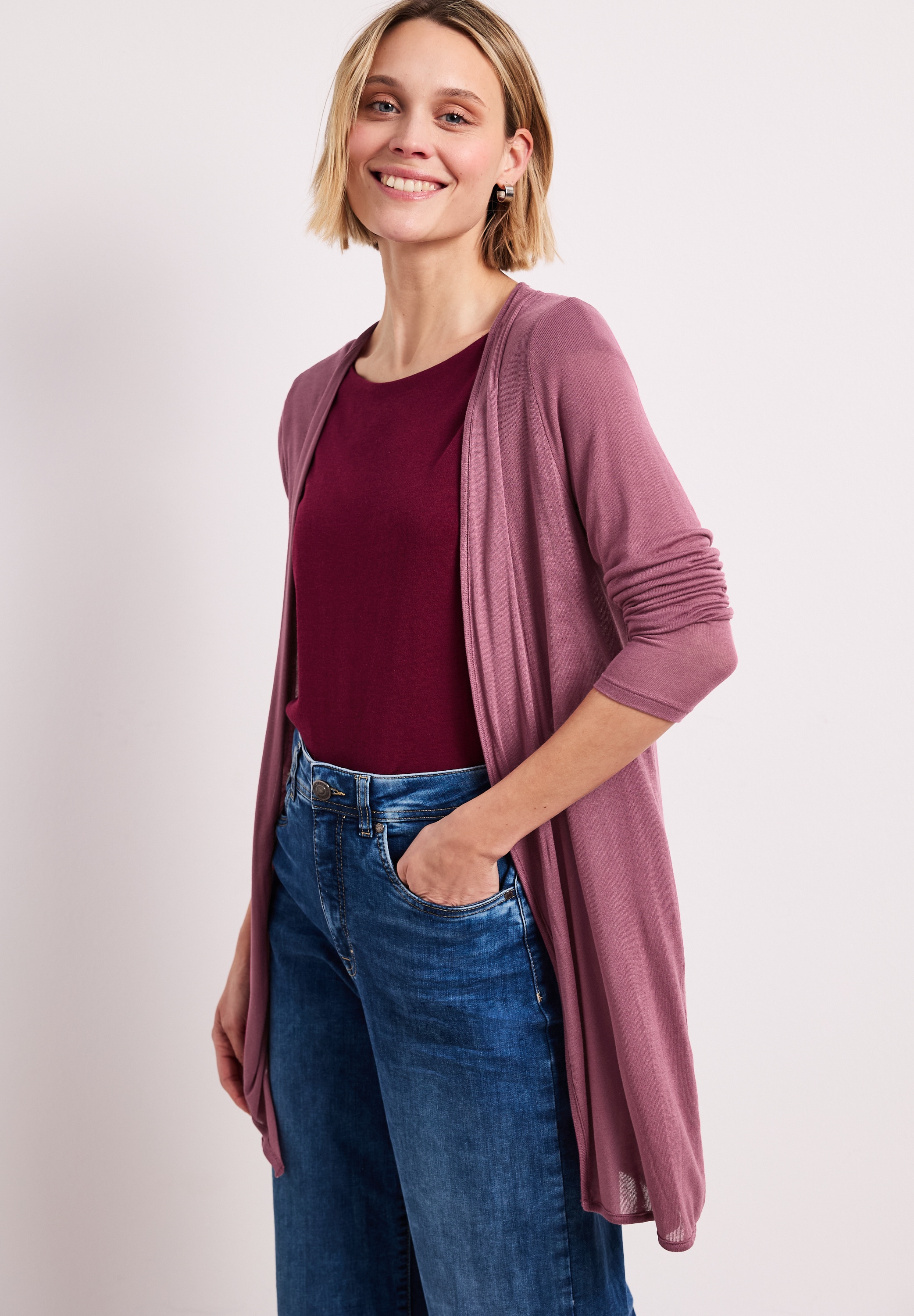STREET ONE Cardigan aus softer Viskose günstig online kaufen