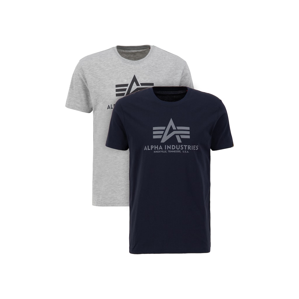 Alpha Industries T-Shirt »ALPHA INDUSTRIES Men - T-Shirts Basic T 2 Pack«