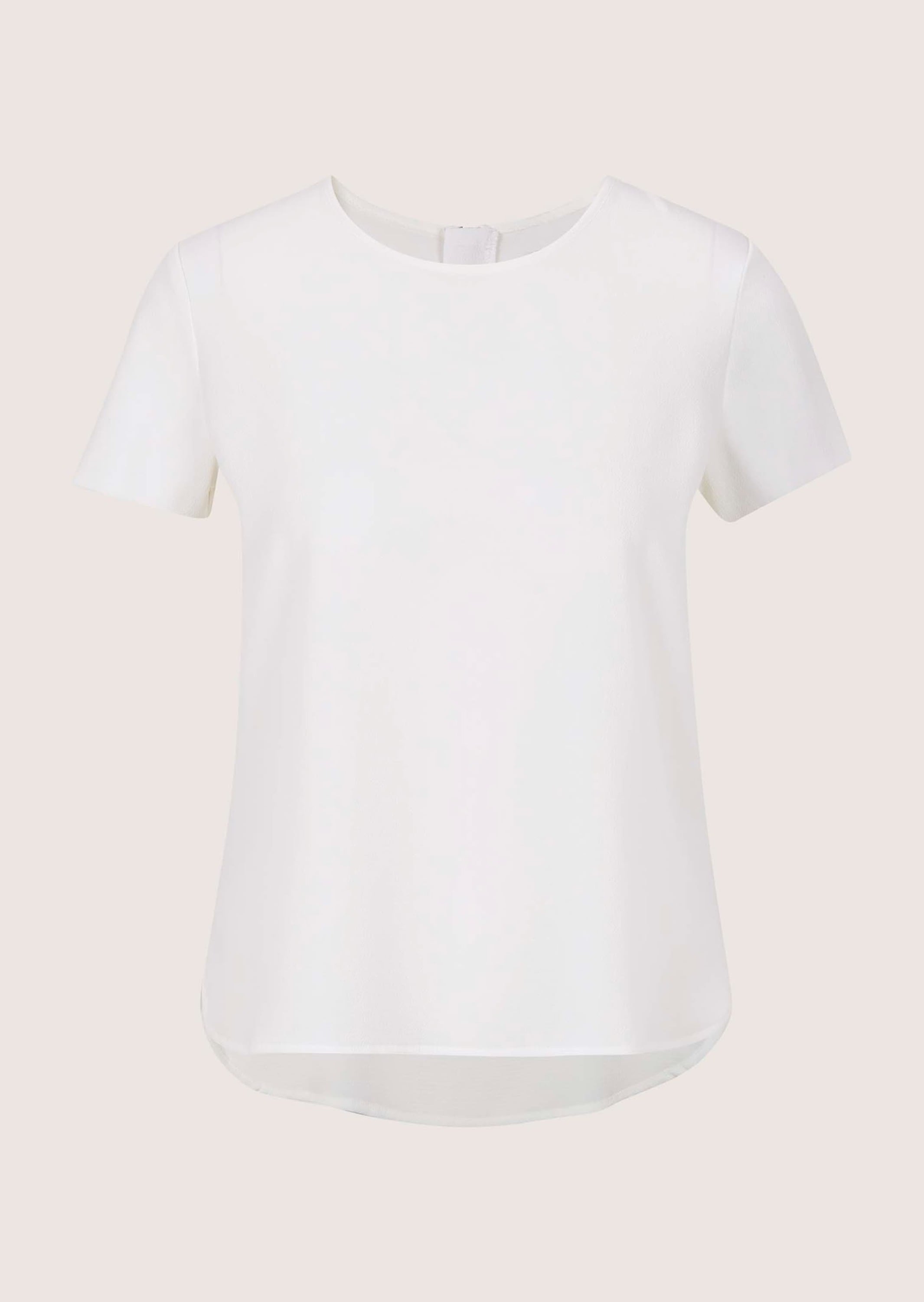 MADELEINE "Blusenshirt Sommerbluse mit Reißverschluss" Reißverschluss am Rücken