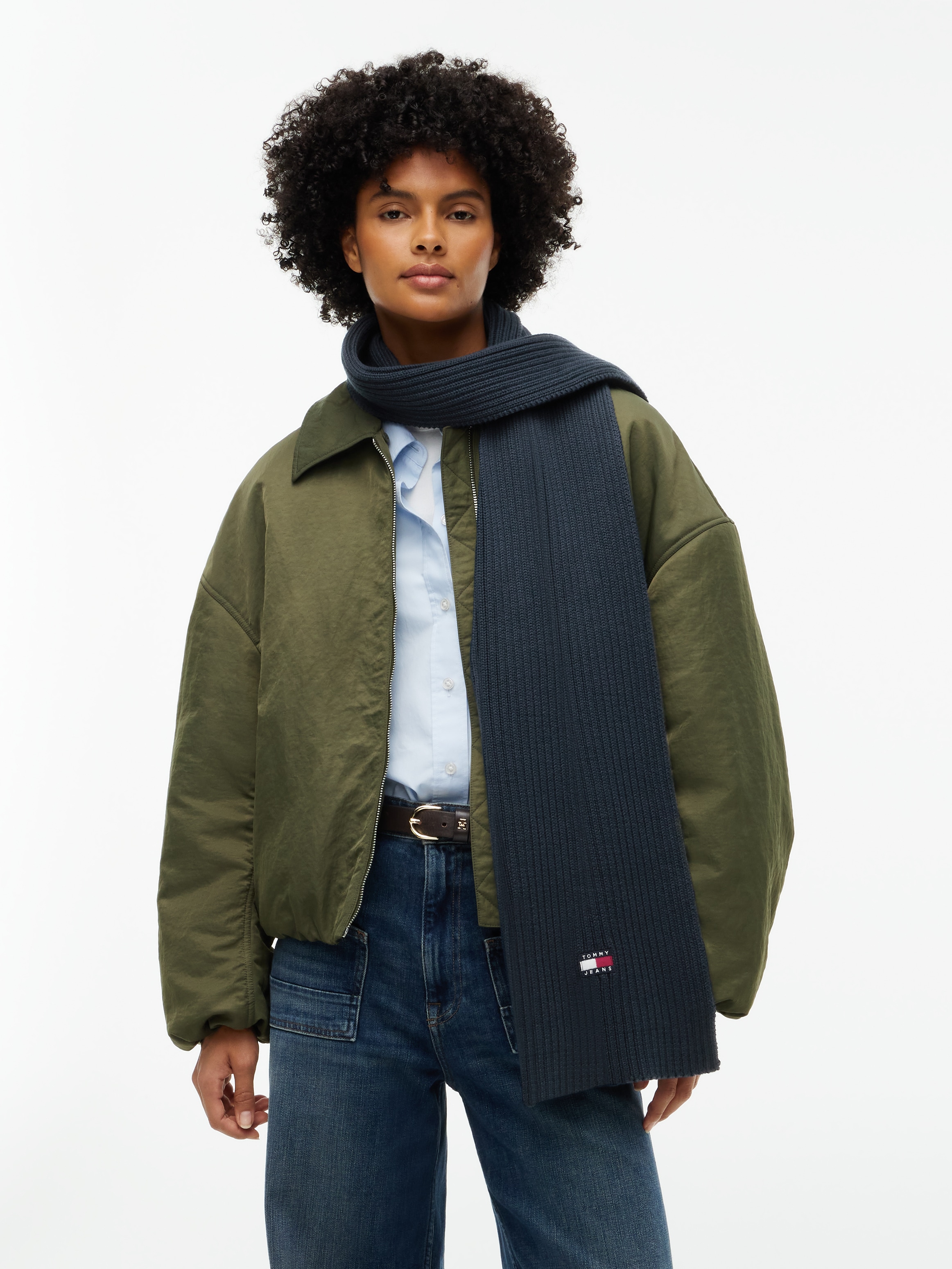 Tommy Jeans Damen Dunkelblau Schal "Tjw Heritage Core" von Baur