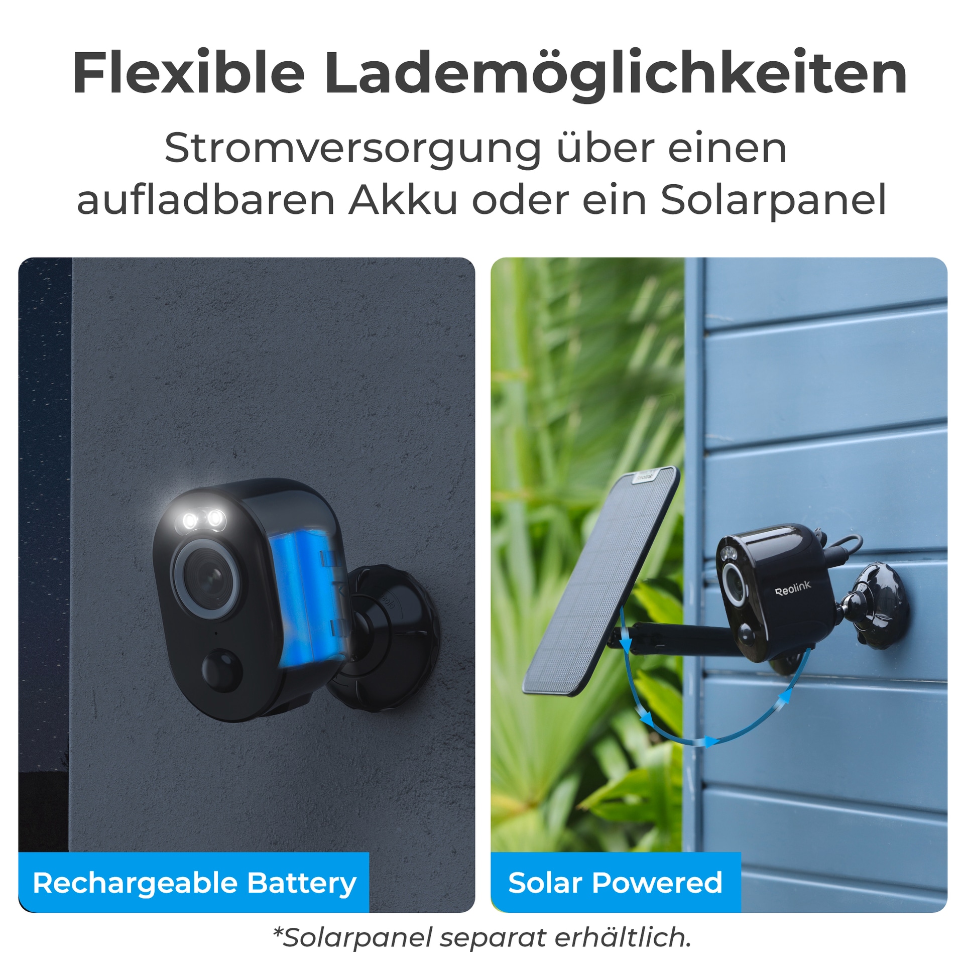 Reolink Überwachungskamera »Hub 1 + Argus Series B330-B + Solarpanel«, Außenbereich