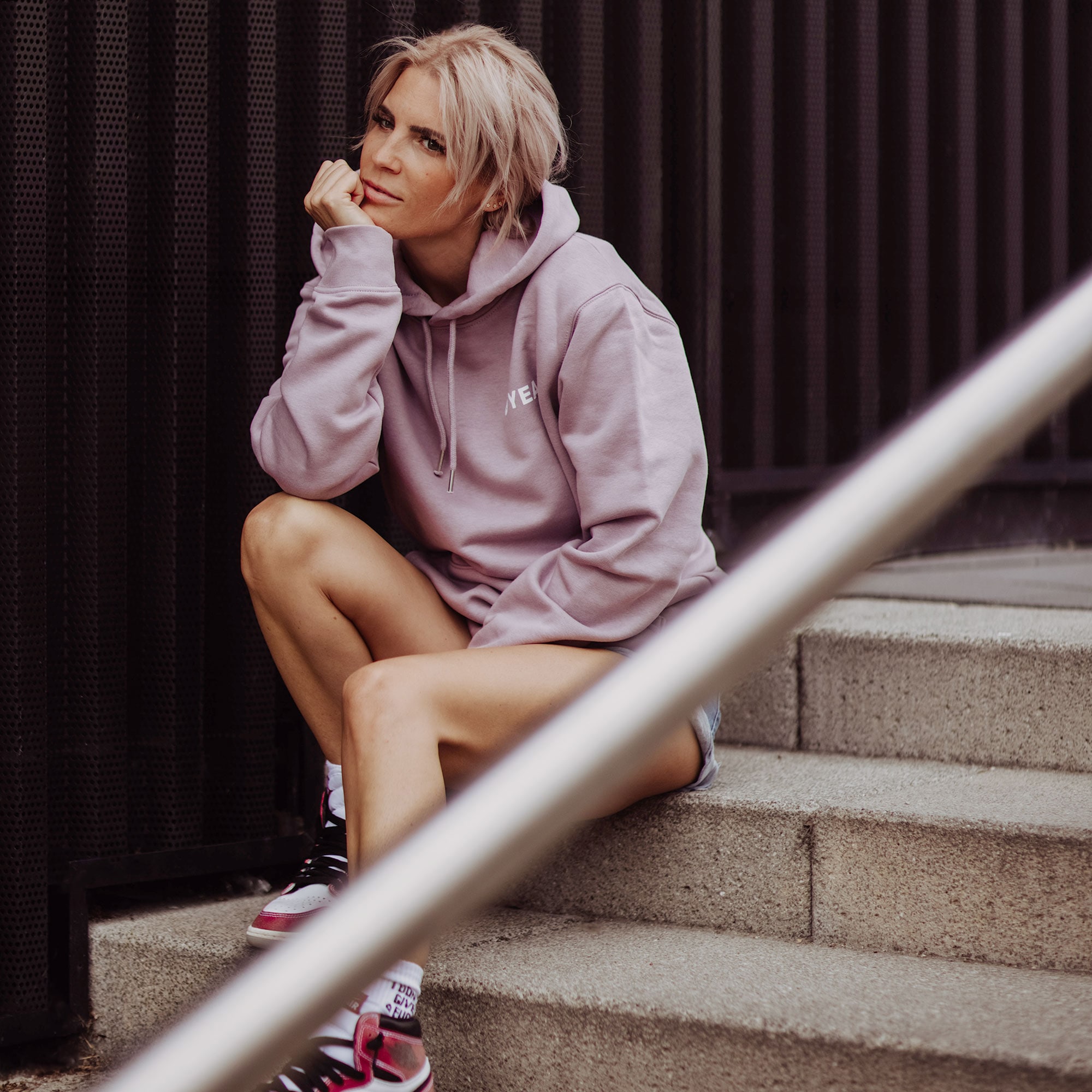 YEAZ Kapuzenpullover »Hoodie Lilac (unisex) CUSHY«