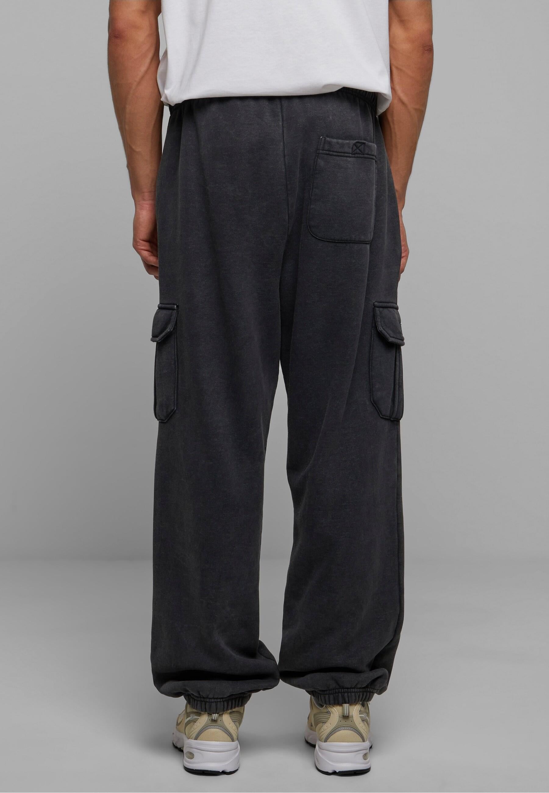 URBAN CLASSICS Jogginghose »Urban Classics Herren Acid Washed Cargo Sweatpants«, (1 tlg.)