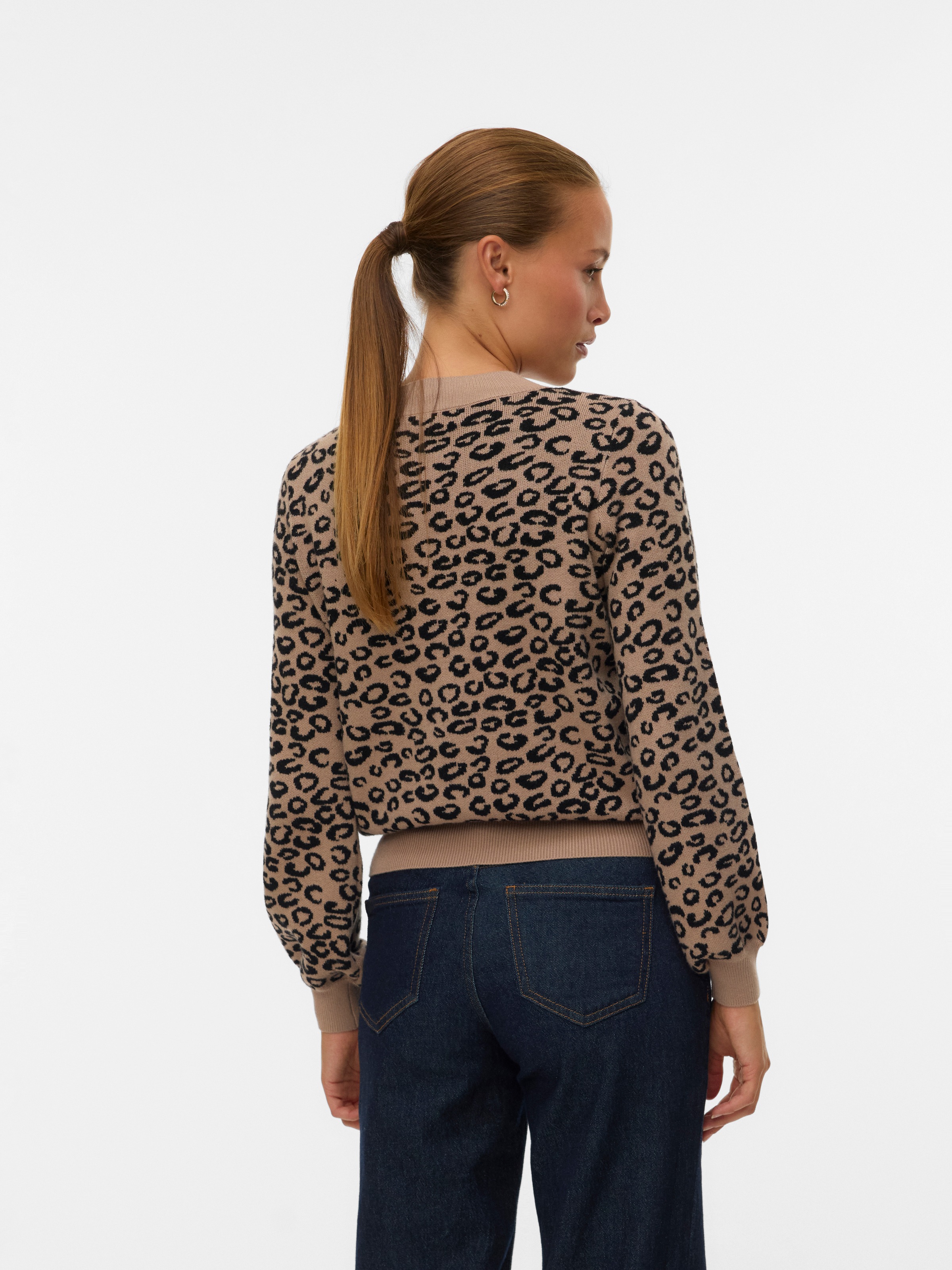 Vero Moda Strickpullover "VMNANCY LS O-NECK PULLOVER BOO" günstig online kaufen