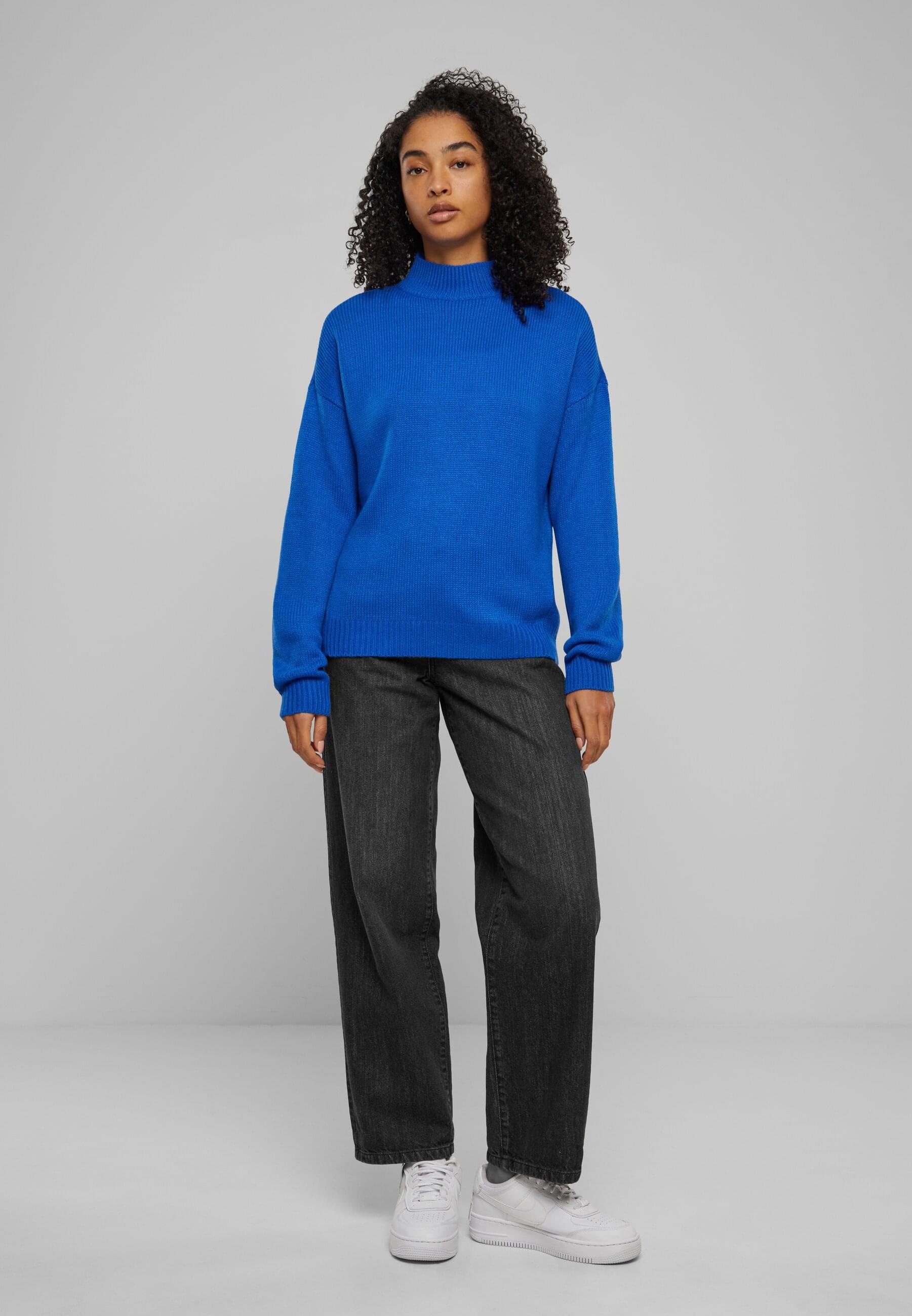 URBAN CLASSICS Rundhalspullover »Urban Classics Damen Ladies Oversize Turtleneck Sweater«, (1 tlg.)