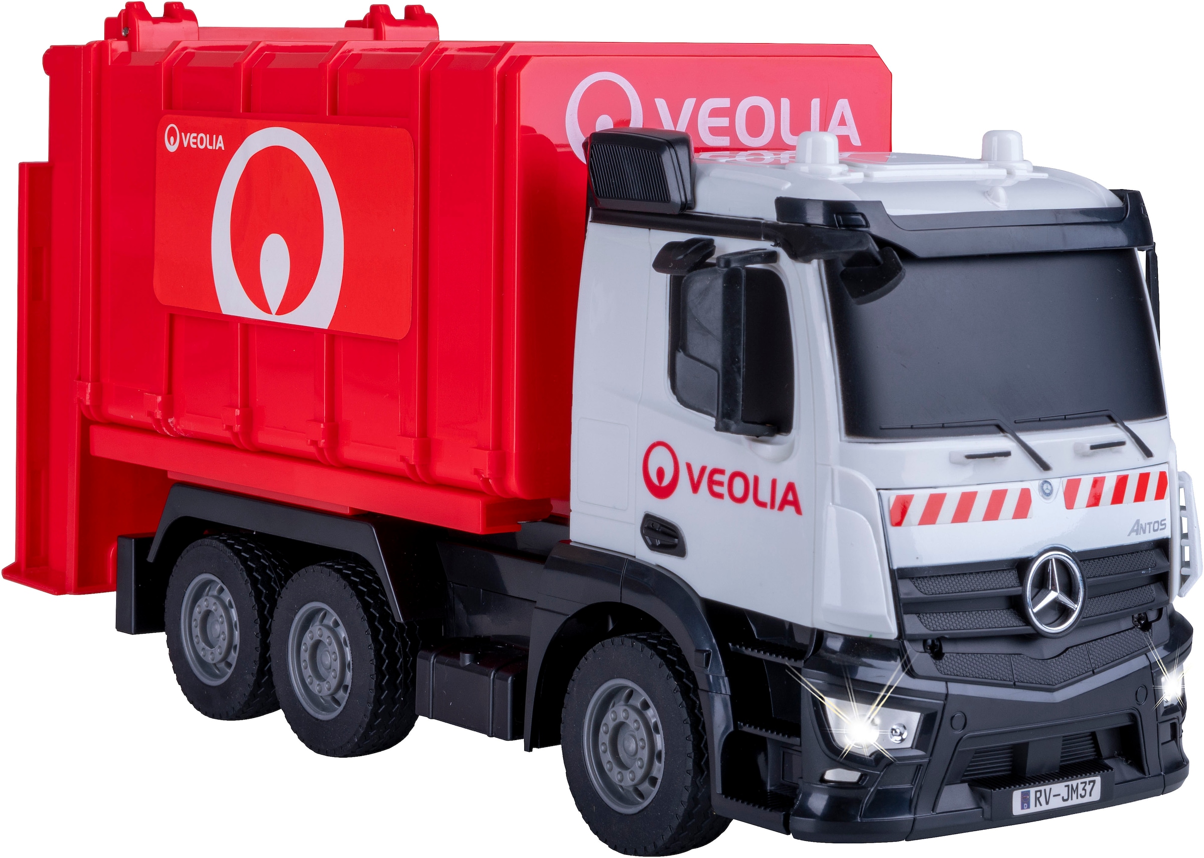 Jamara RC-LKW »Müllwagen Mercedes-Benz Antos 2,4GHz« LED-Licht vorne; Maßstab 1:26