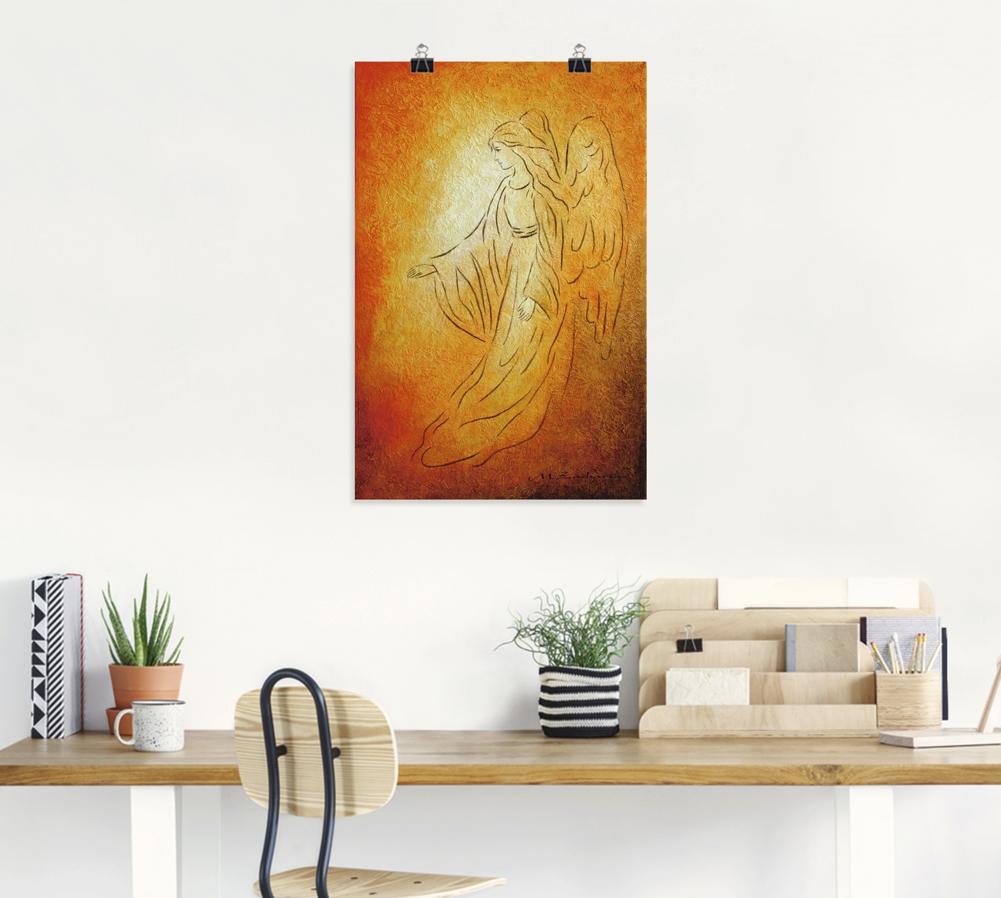 Thumbnail - Artland Wandbild "Engel der Heilung - Engelkunst" Religion 1 Stk. tlg. als Alubild, Outdoorbild, Leinwandbild, Poster, W...