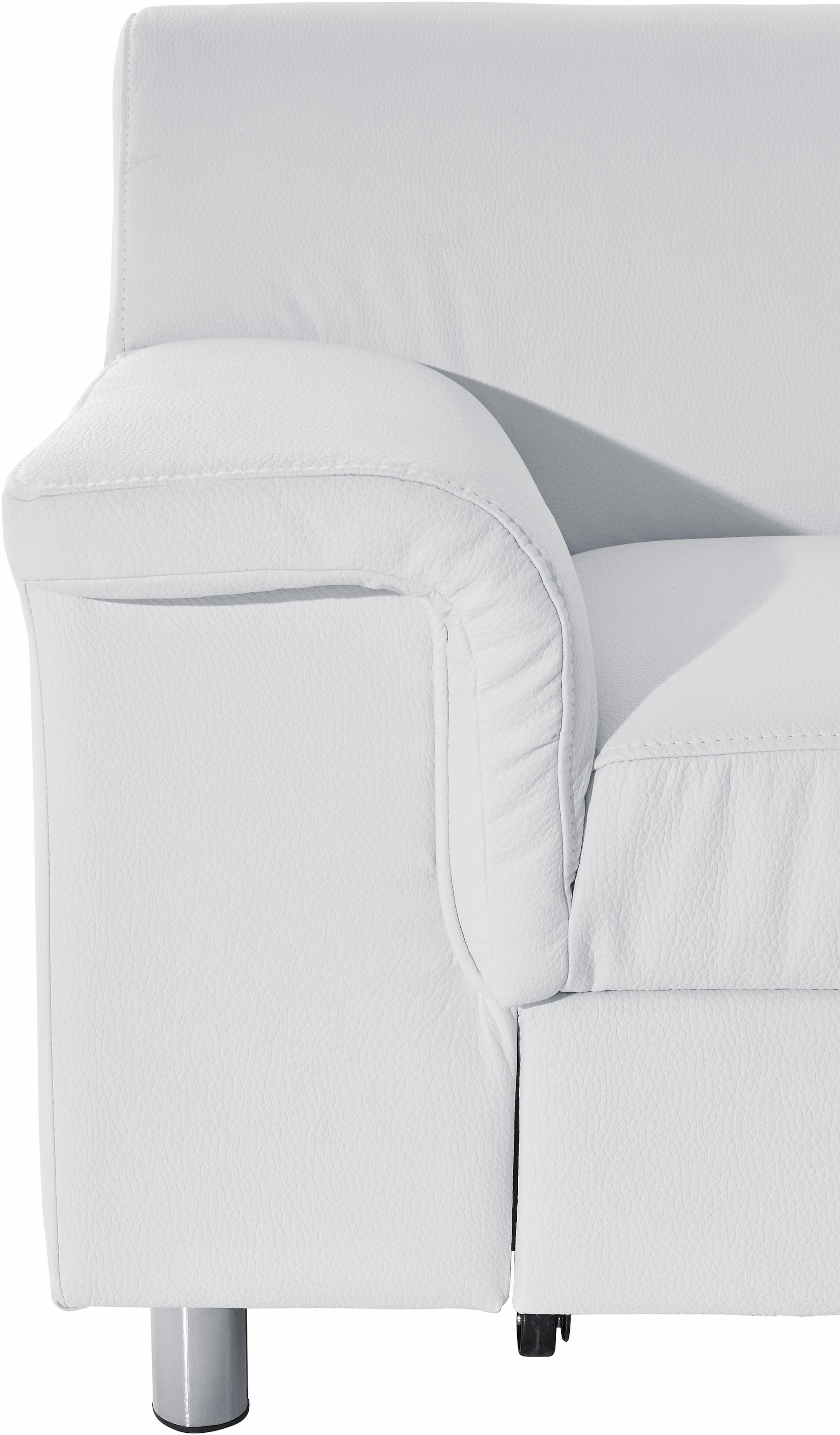INOSIGN Ecksofa »Jamie, modern und elegant, Fußhöhe 9cm, L-Form,«, wahlweise mit Bettfunktion
