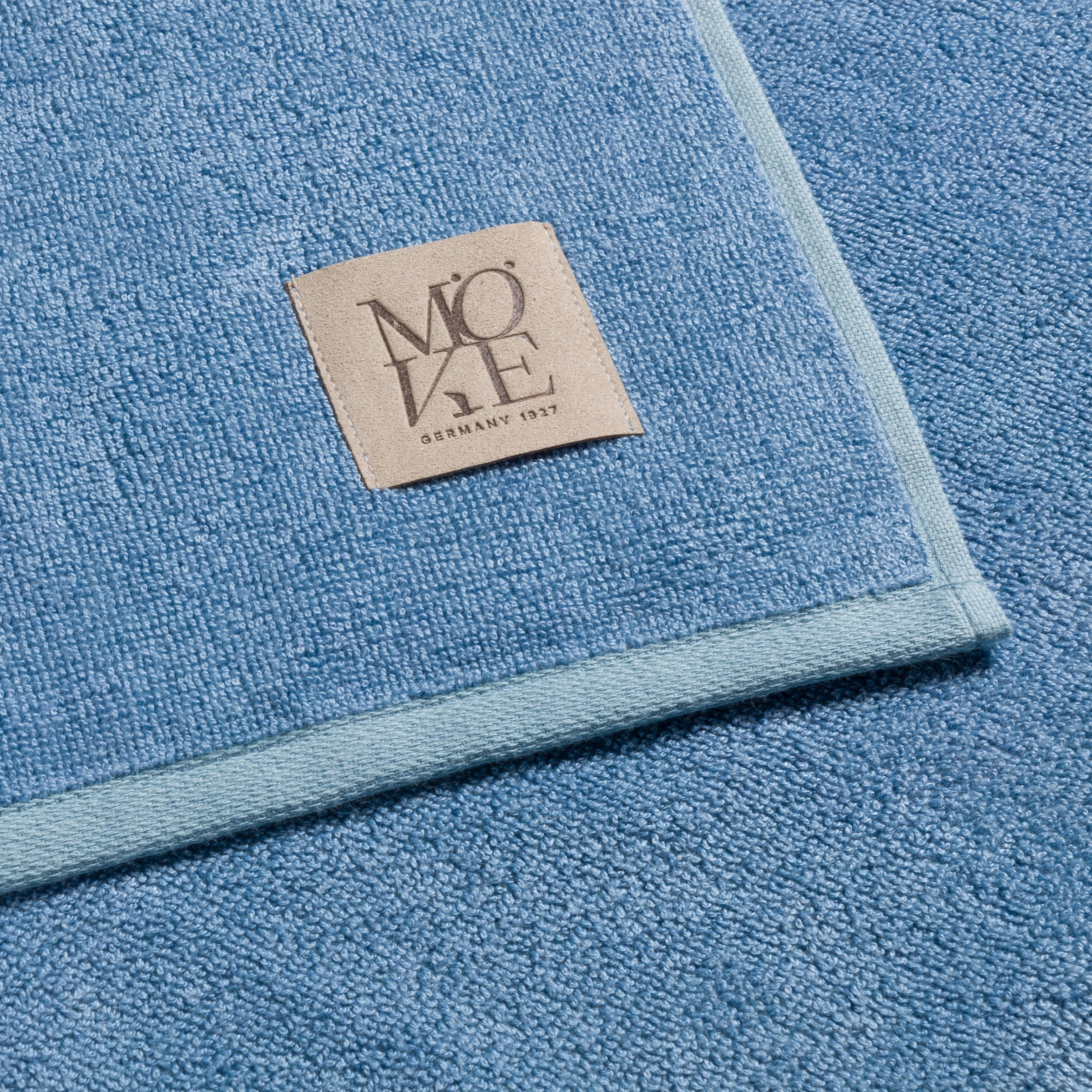 Möve Duschtuch »Soft Silence Uni mit Prägeetikett«