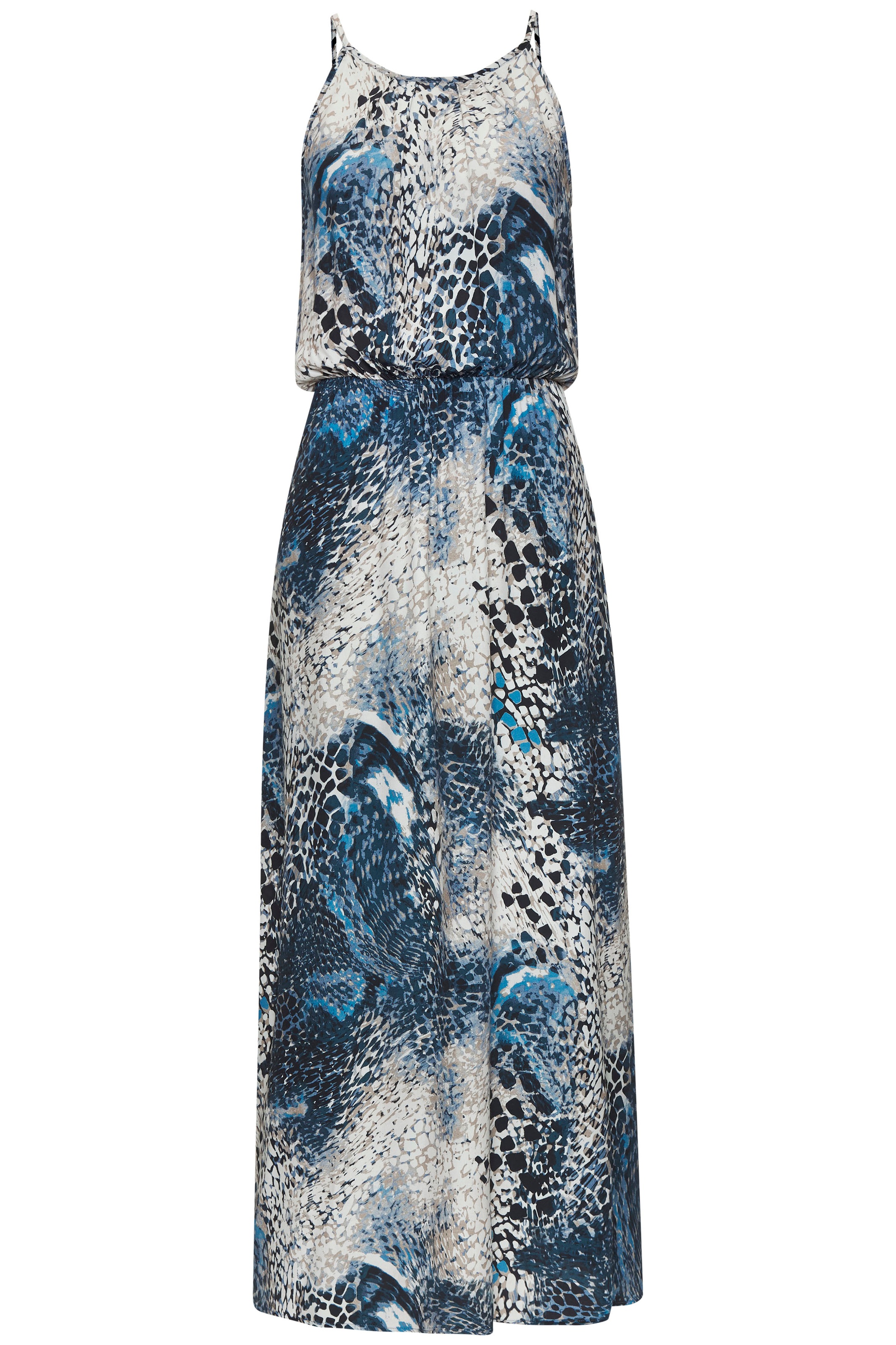 LASCANA Maxikleid, mit Alloverprint, leichtes Sommerkleid, fließendes Stran günstig online kaufen
