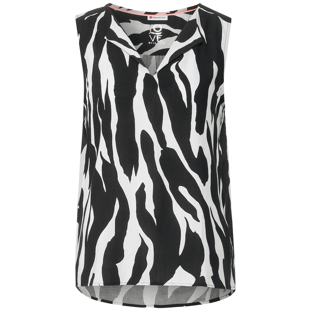 STREET ONE Blusentop, aus softer Viskose