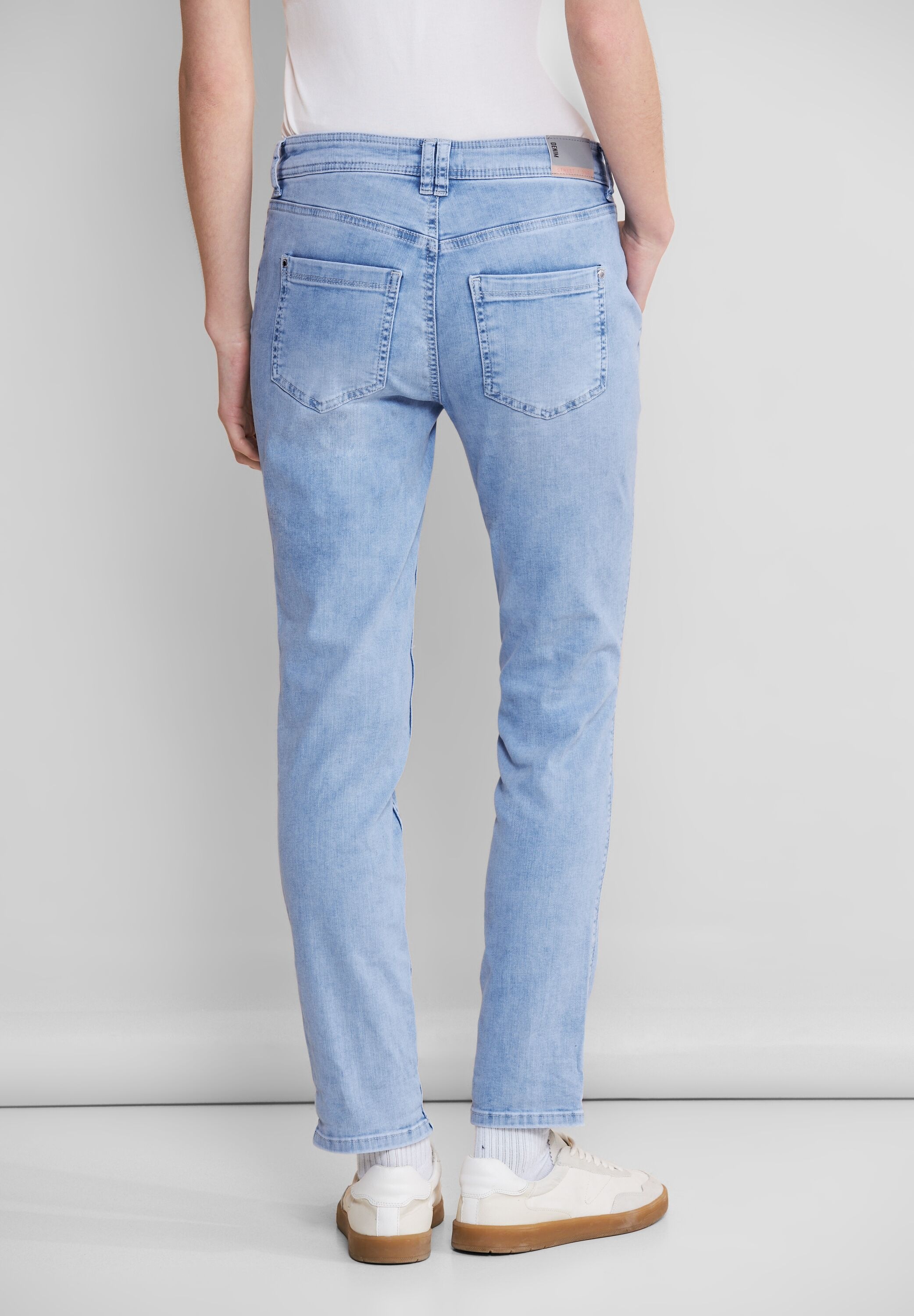 STREET ONE Gerade Jeans, Middle Waist