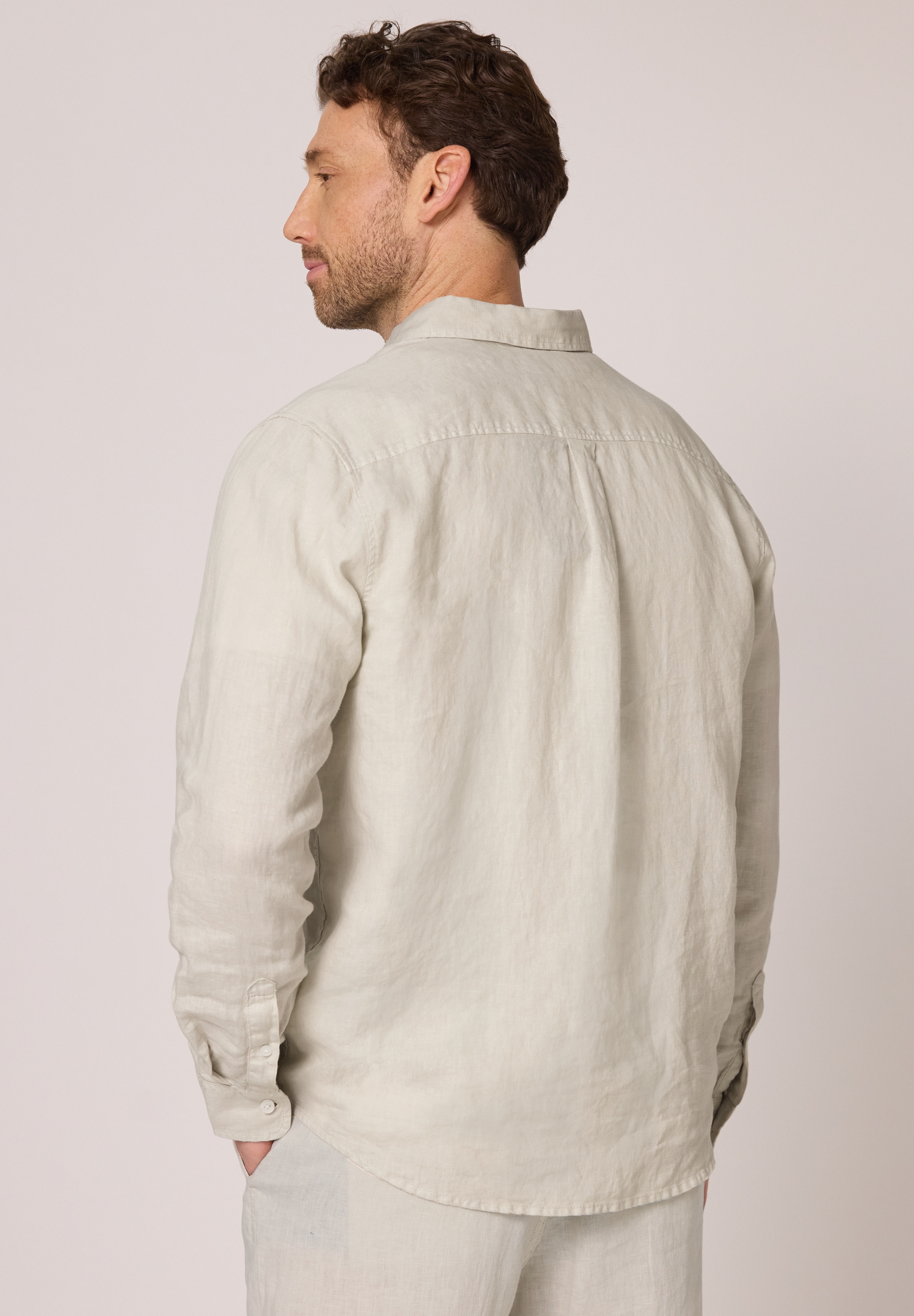 STREET ONE MEN Leinenhemd aus Leinen