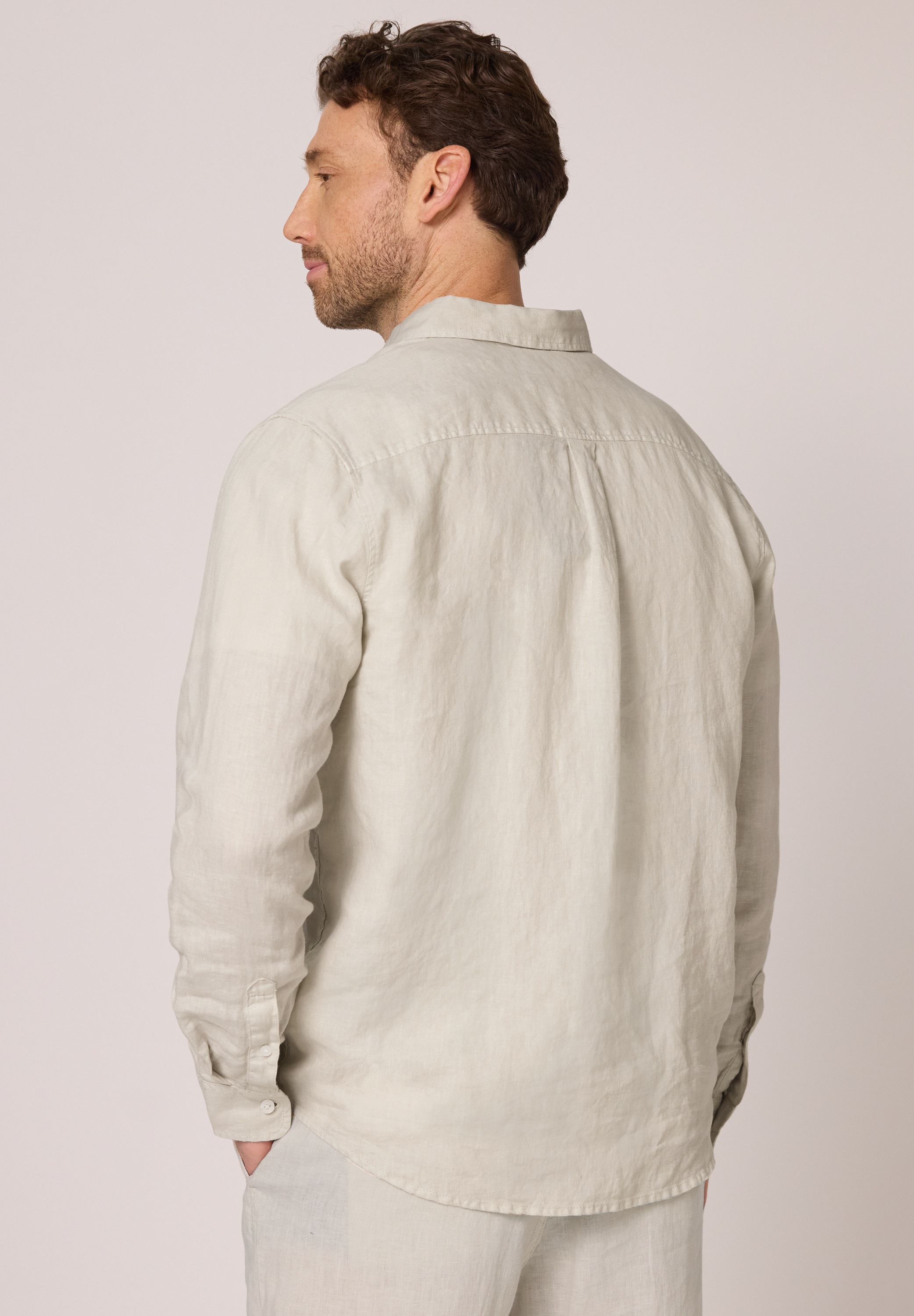 STREET ONE MEN Leinenhemd aus Leinen günstig online kaufen