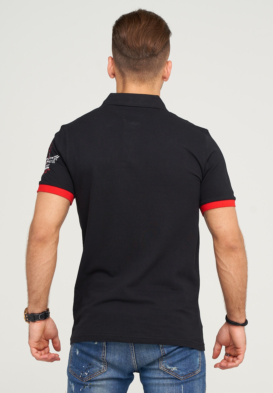 behype Poloshirt »LANAY«, mit sportiver Stickerei