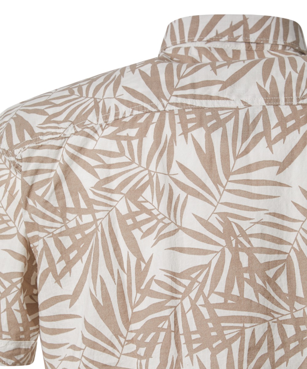 Pioneer Authentic Jeans Kurzarmhemd mit All-Over Print