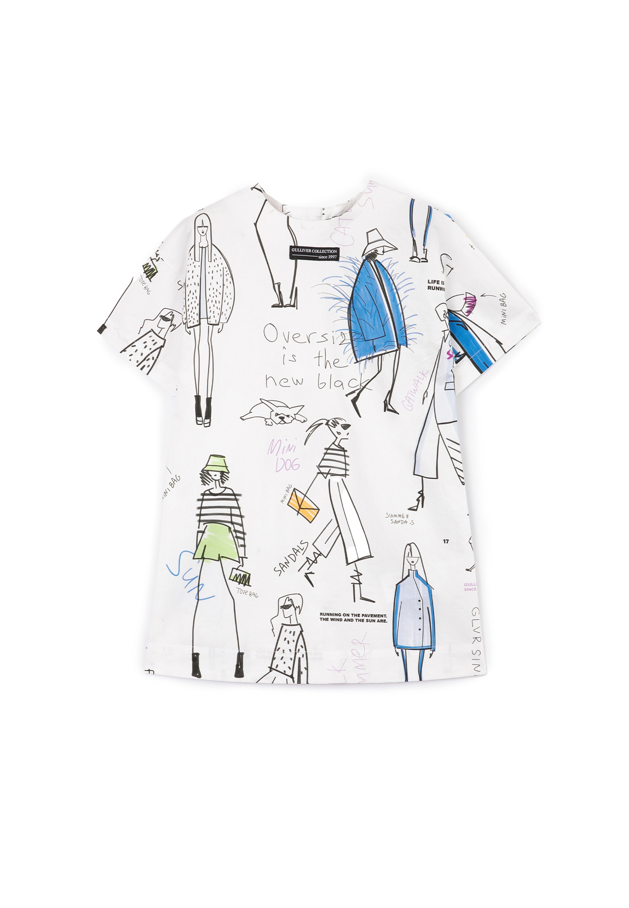 Gulliver Jerseykleid, mit tollem Alloverdruck