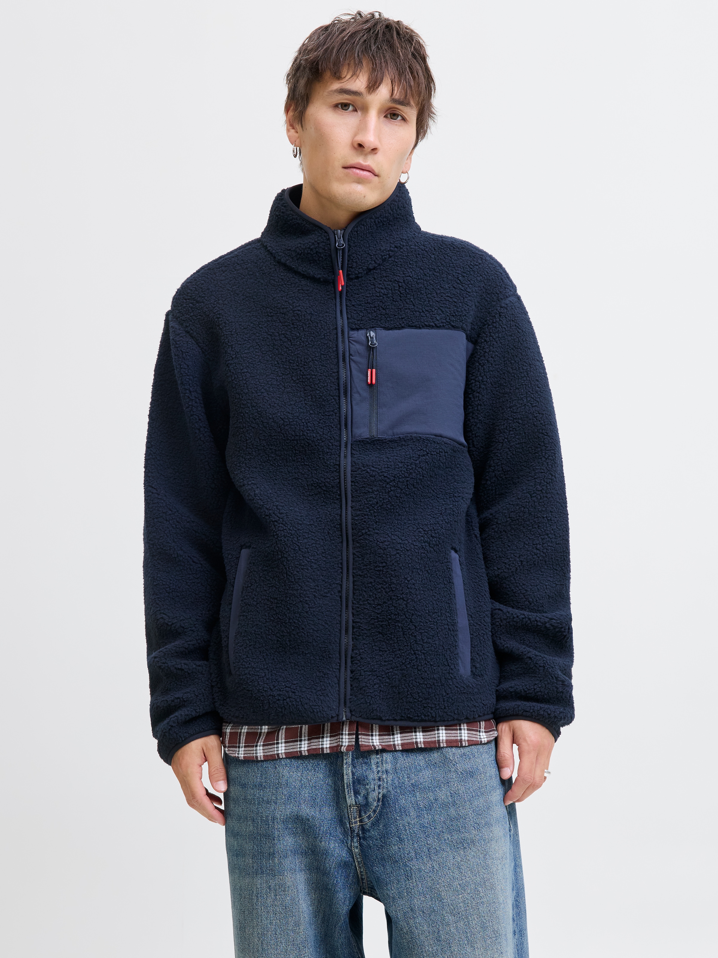 Jack & Jones Fleecejacke "JJTHATCHER FLEECE JACKET" günstig online kaufen