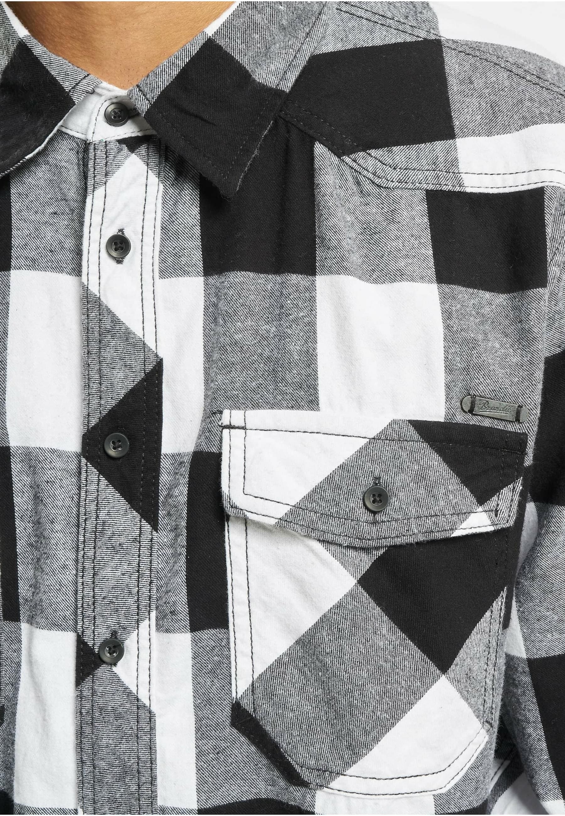 Brandit Langarmhemd »Brandit Herren Checked Shirt«, (1 tlg.)