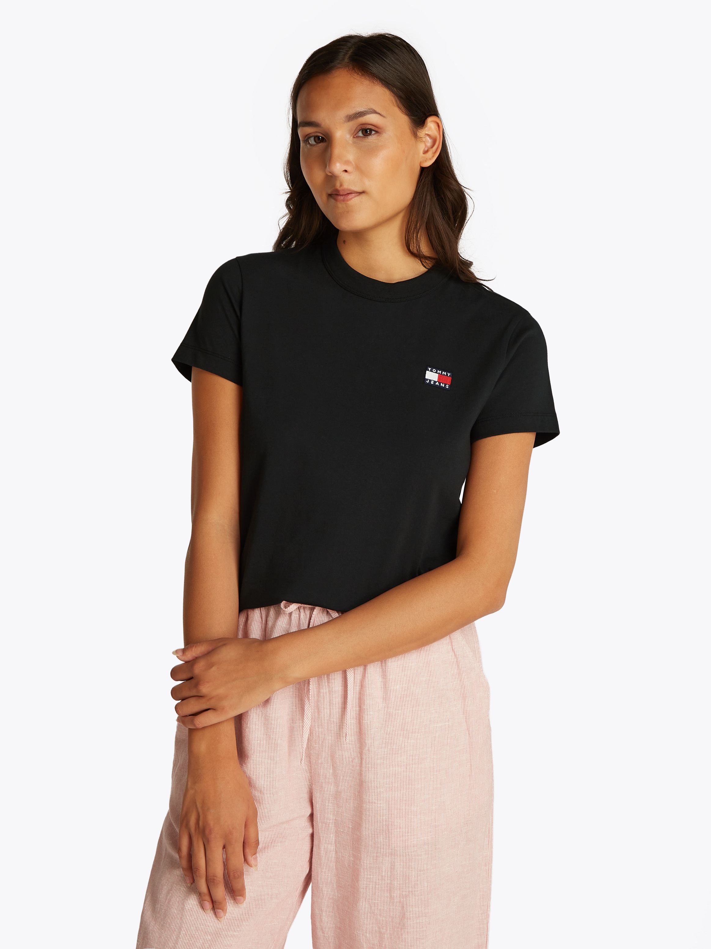 Tommy Jeans T-Shirt TJW REG BADGE TEE mit Logo-Badge günstig online kaufen