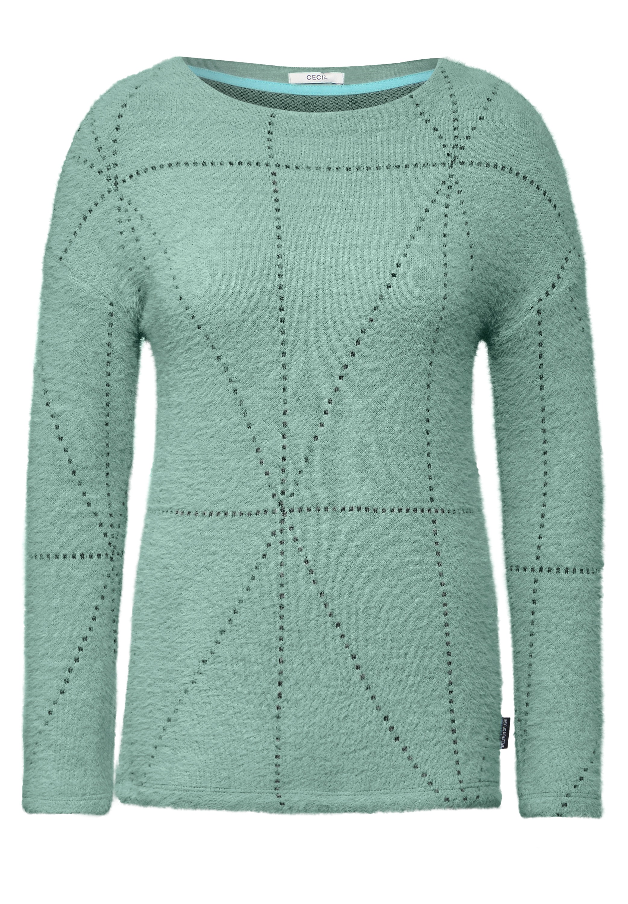 Cecil Langarmshirt, mit U-Boot-Ausschnitt