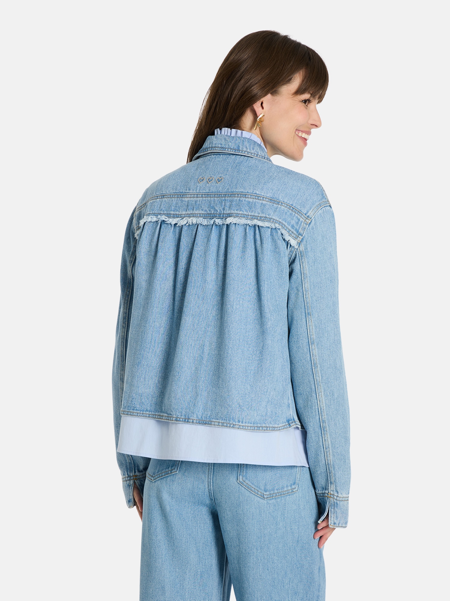 Lieblingsstück Jeansjacke »Nixon«, aus softem Material, lässig geschnitten