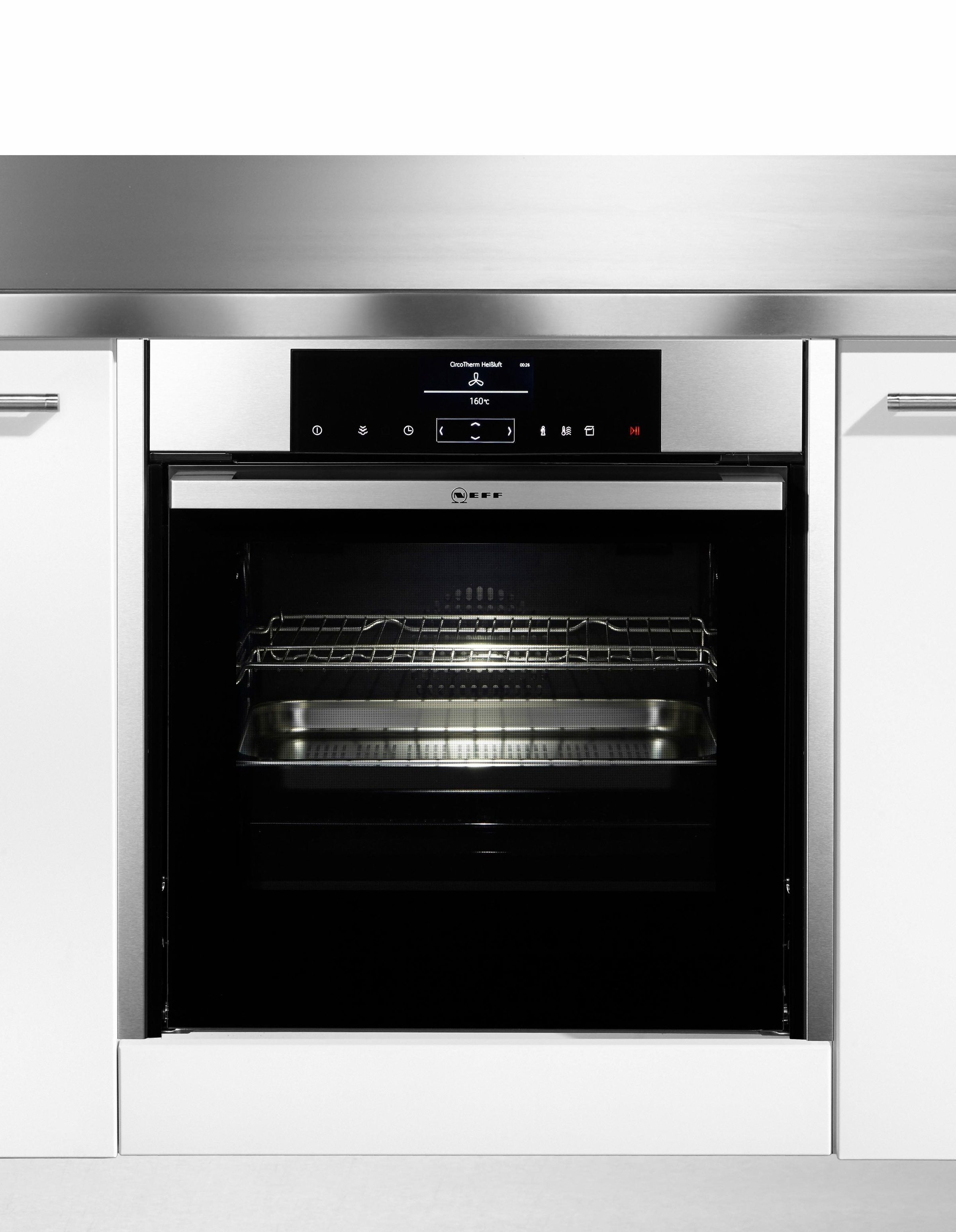 NEFF Dampfbackofen »B45FS22N0«, N 90, B45FS22N0, mit Teleskopauszug