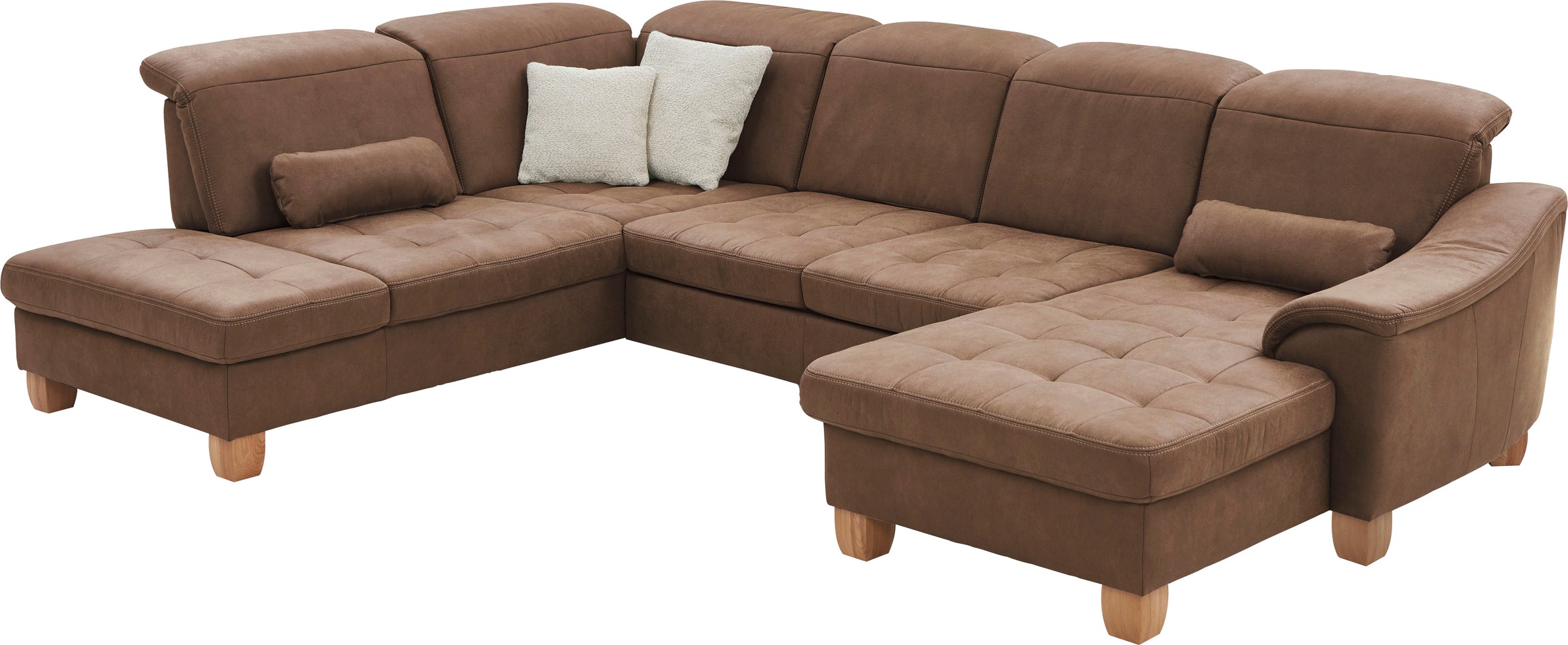 Die PlanBar Wohnlandschaft "PP-LA23145" inkl. Kopfpolsterverstellung, Feder günstig online kaufen