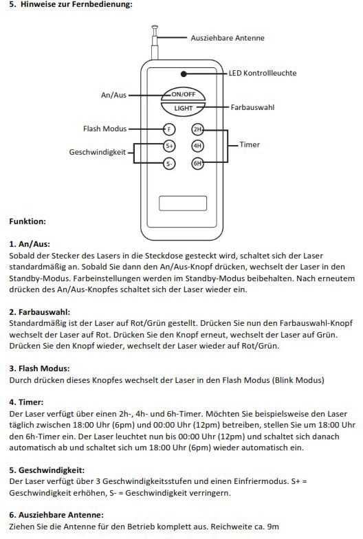 Havit Lighting Laserstrahler, Leuchtmittel LED-Modul | LED fest integriert