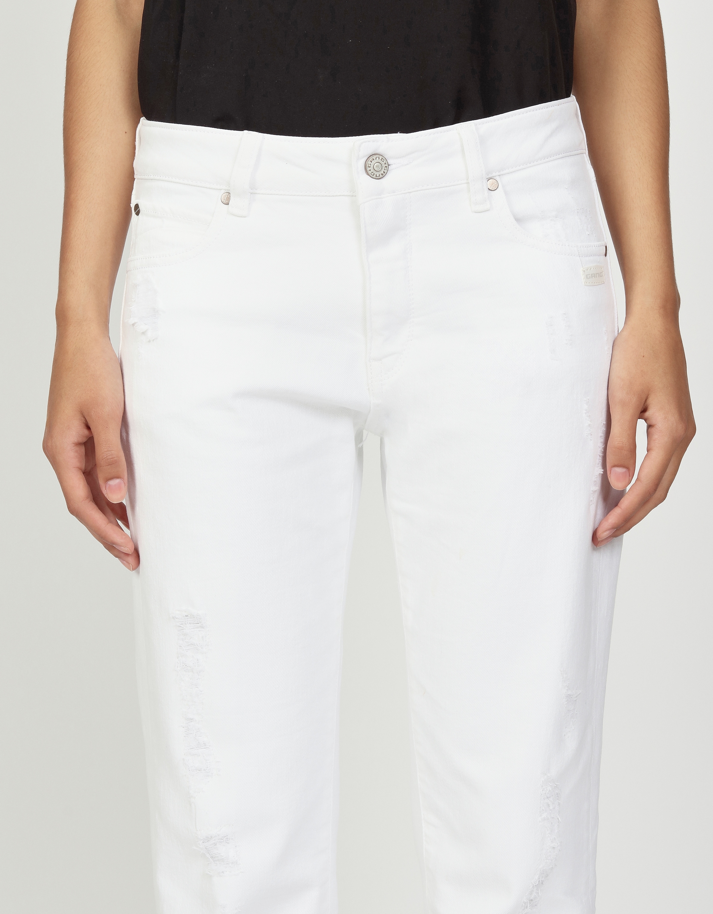 GANG Boyfriend-Jeans »94NADIA«, 5-Pocket Style mit Reißverschluss und Knopf
