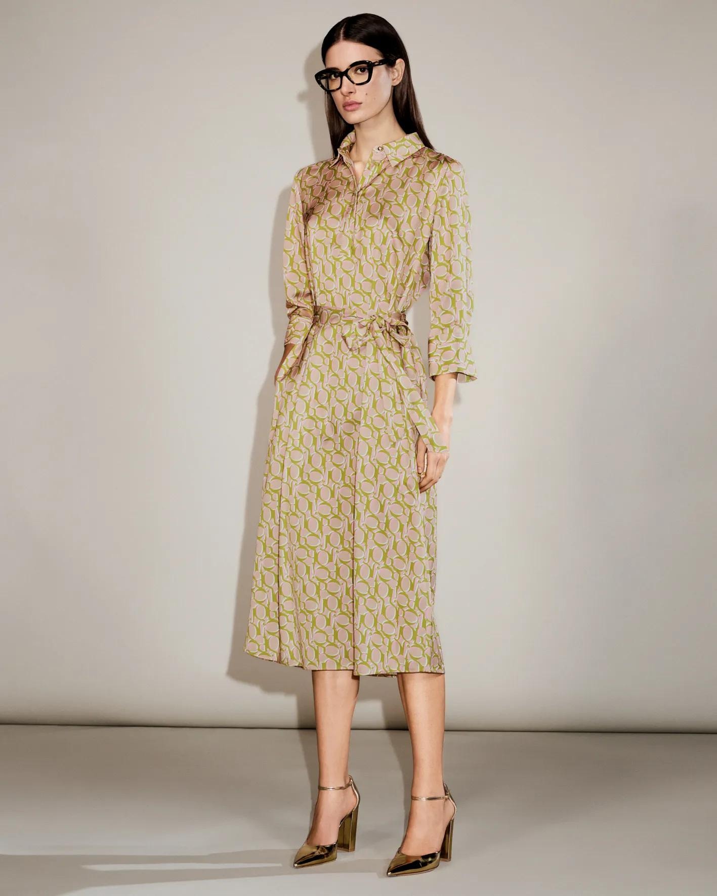 JOOP Midikleid "Diandra2" Ohne Tasche mit Alloverprint