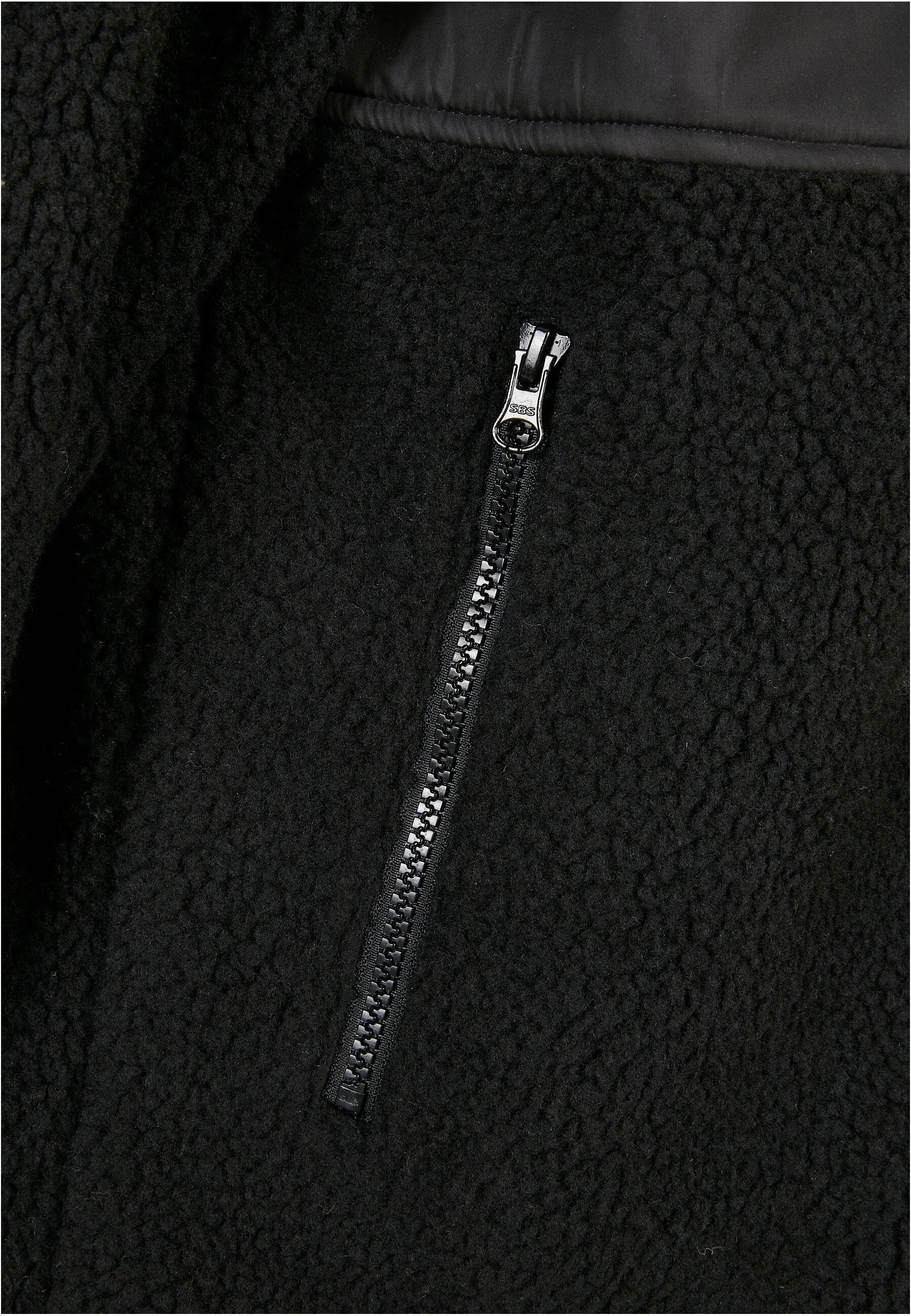 URBAN CLASSICS Winterjacke »Urban Classics Herren Patched Sherpa Jacket«, (1 St.), ohne Kapuze