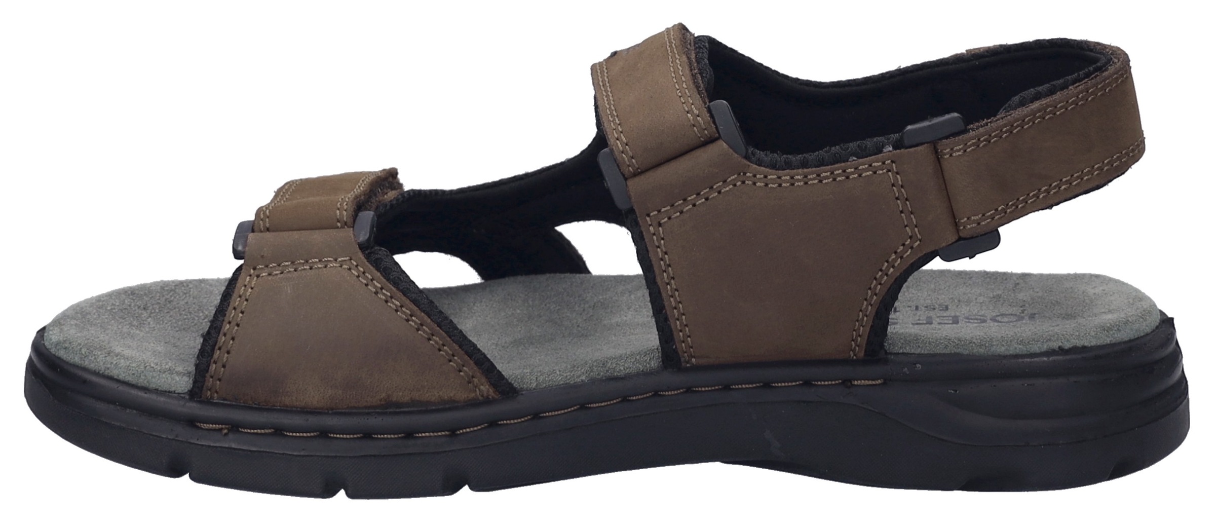 Josef Seibel Sandale »Marlon 06«, Sommerschuh, Klettschuh, Freizeitsandale, mit modischen Ziernähten