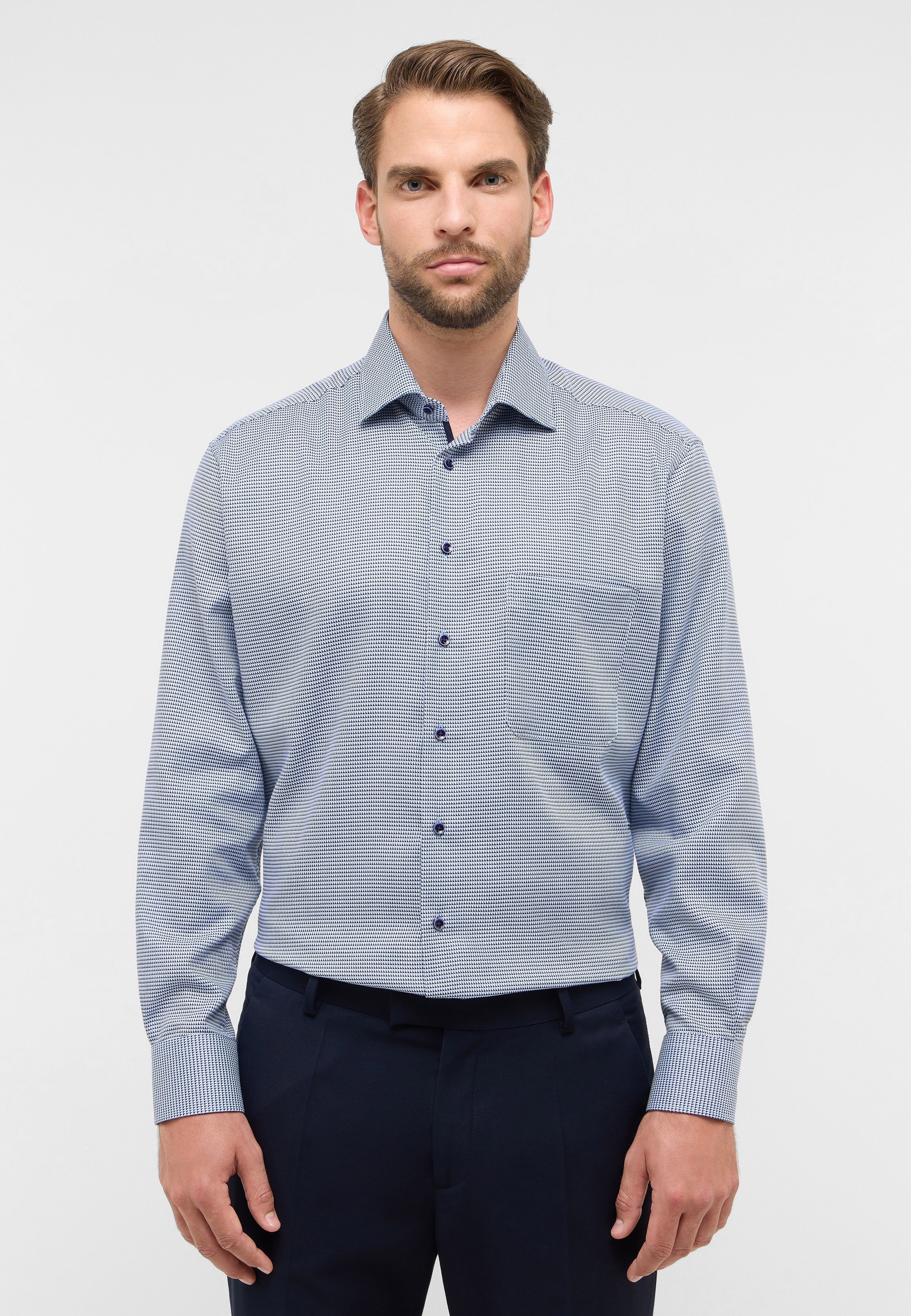 Eterna Langarmhemd "COMFORT FIT" NON IRON (bügelfrei) günstig online kaufen