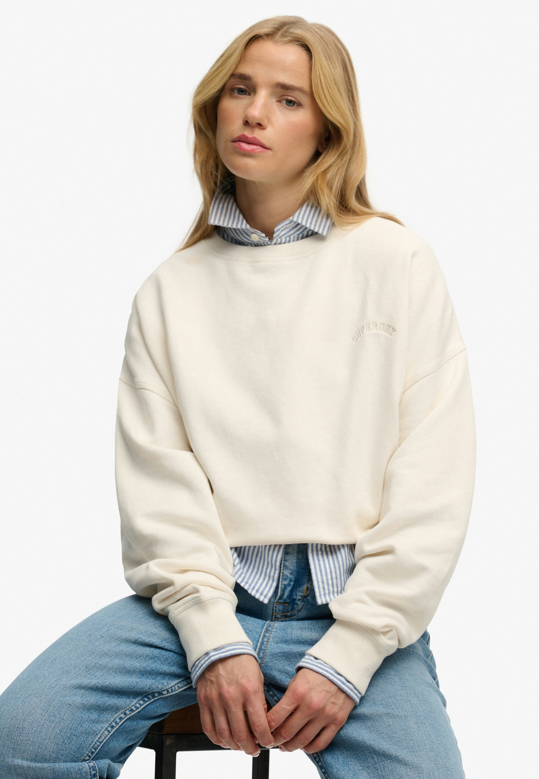 Superdry Sweatshirt "ESSENTIAL LOGO CREW" günstig online kaufen