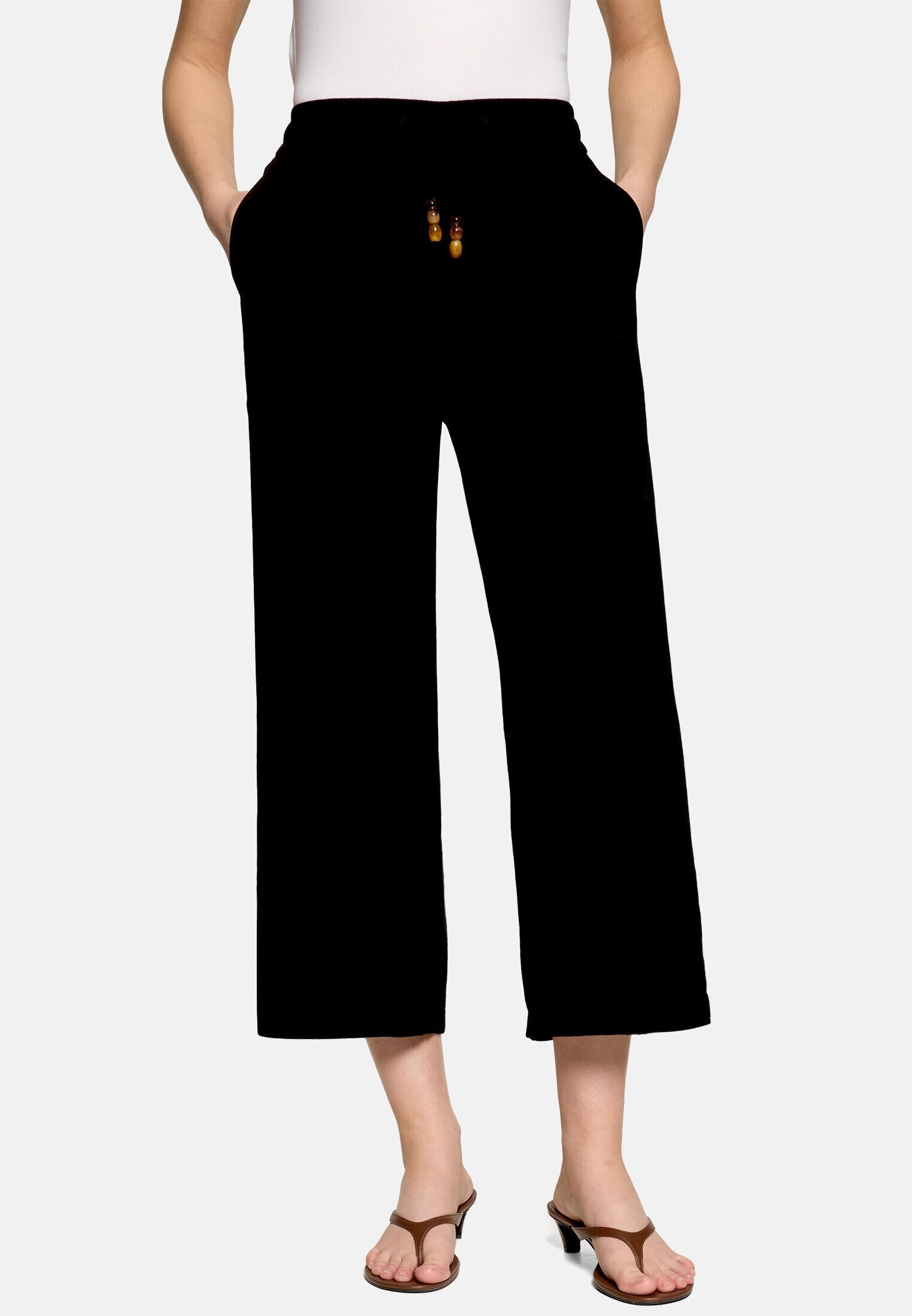 Zero Stoffhose »Damen mit Bindegürtel«  Gürtel