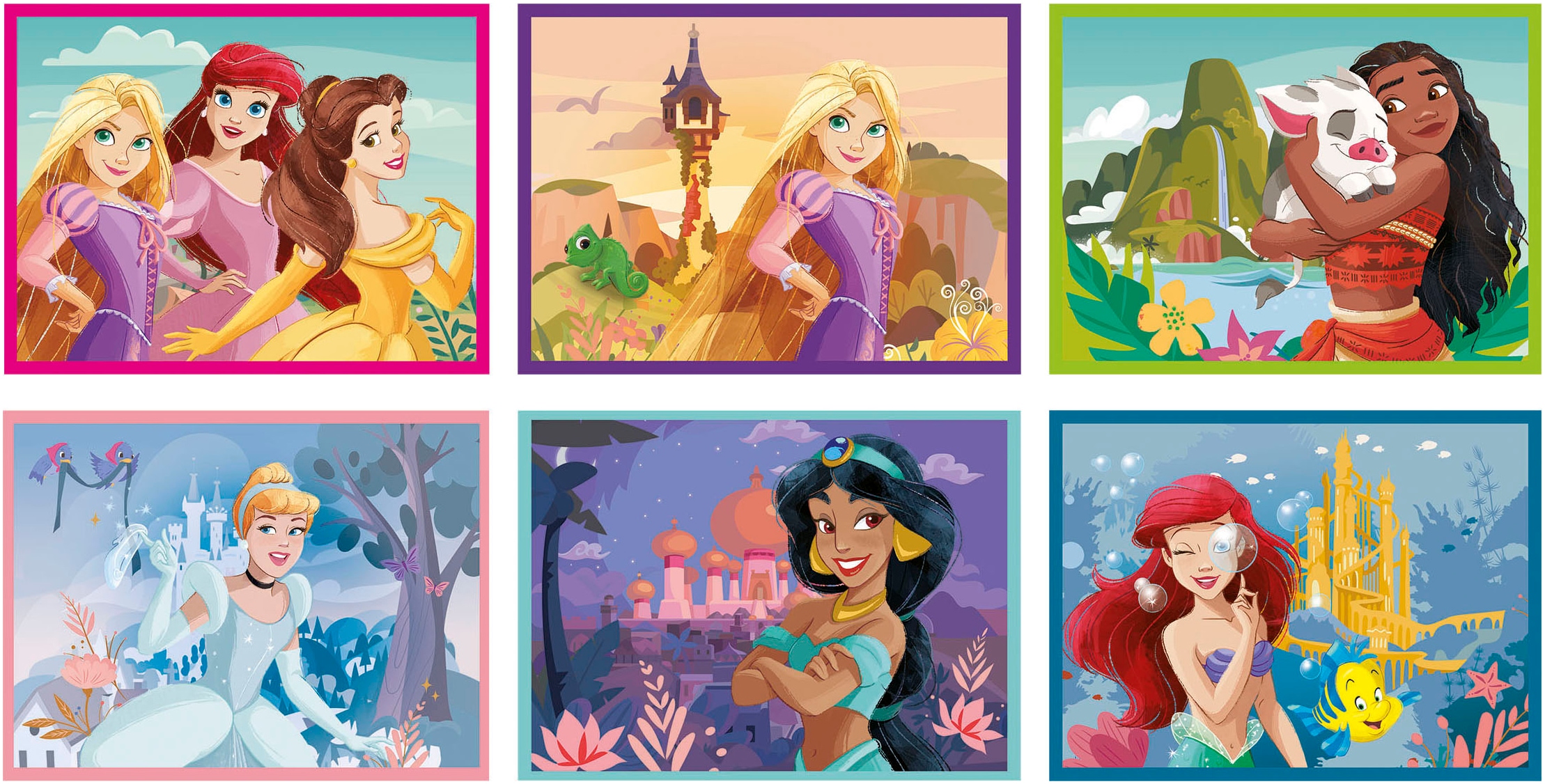 Clementoni® Würfelpuzzle »Disney Princess«, Made in Europe; FSC® - schützt Wald - weltweit