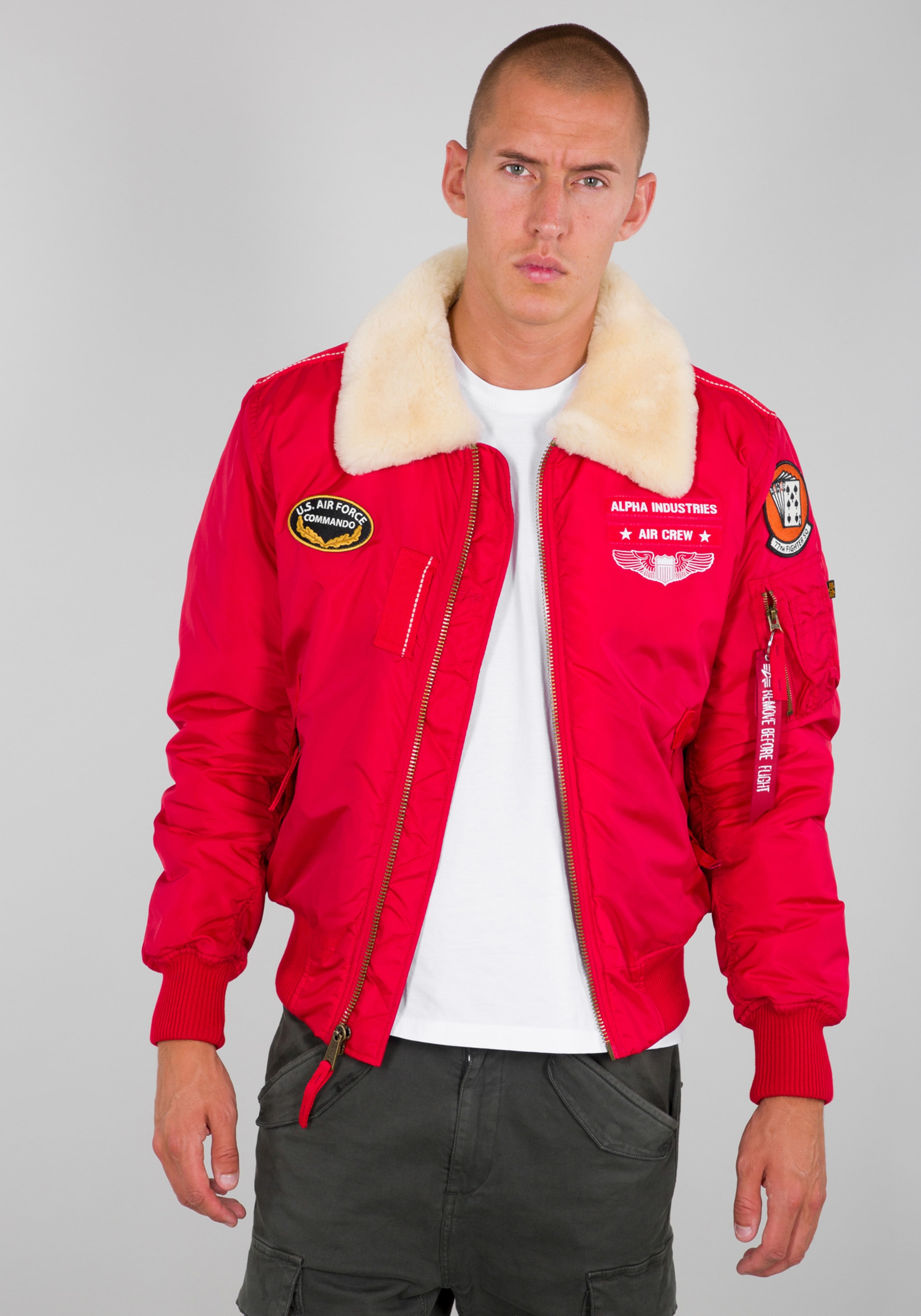 Alpha Industries Bomberjacke "Alpha Industries Men - Bomber Jackets Injector III Air Force"