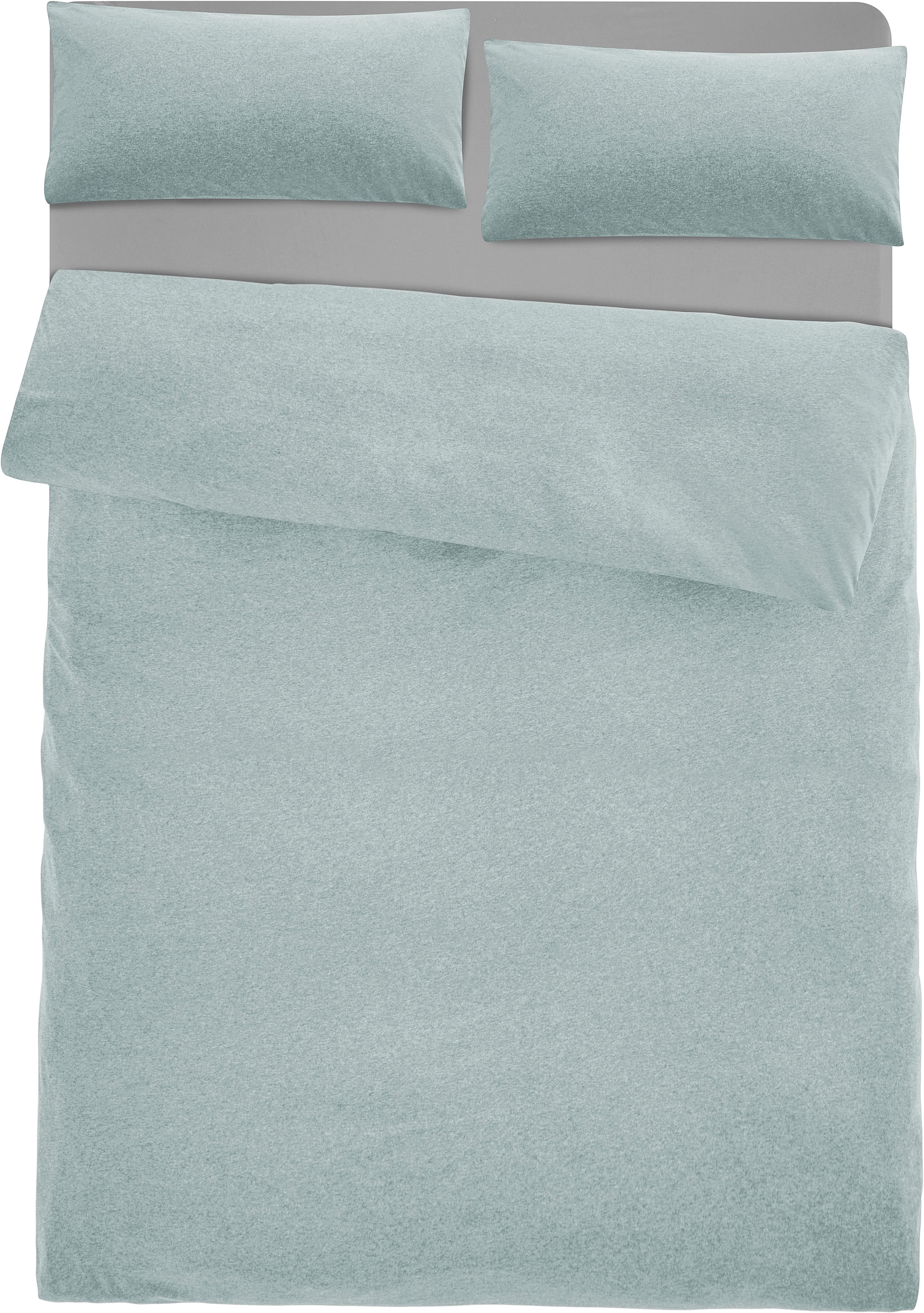 my home Bettwäsche »Valje« 2 Stk. tlg. NEUHEIT: ab Größe 135x200 cm, Jersey Qualität in Melange-Optik