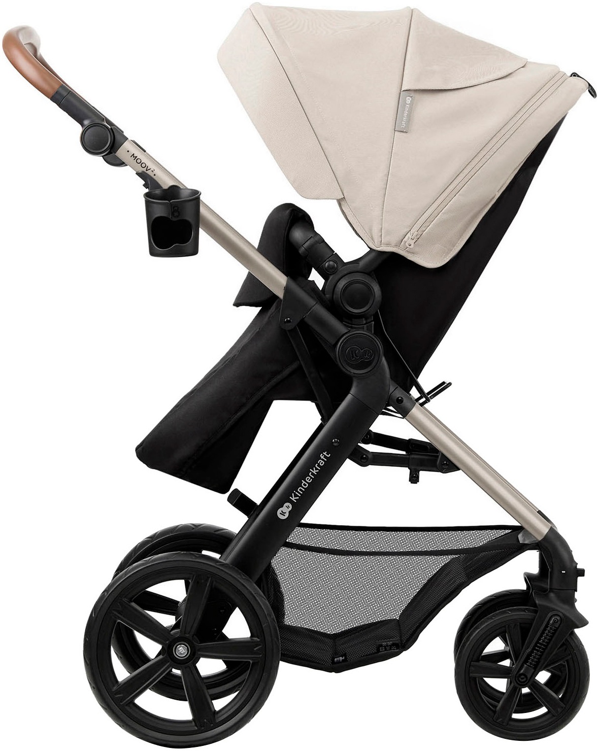 Kinderkraft Kombi-Kinderwagen »MOOV 2 4in1 EVA«, 27 kg, mit EVA-Rädern