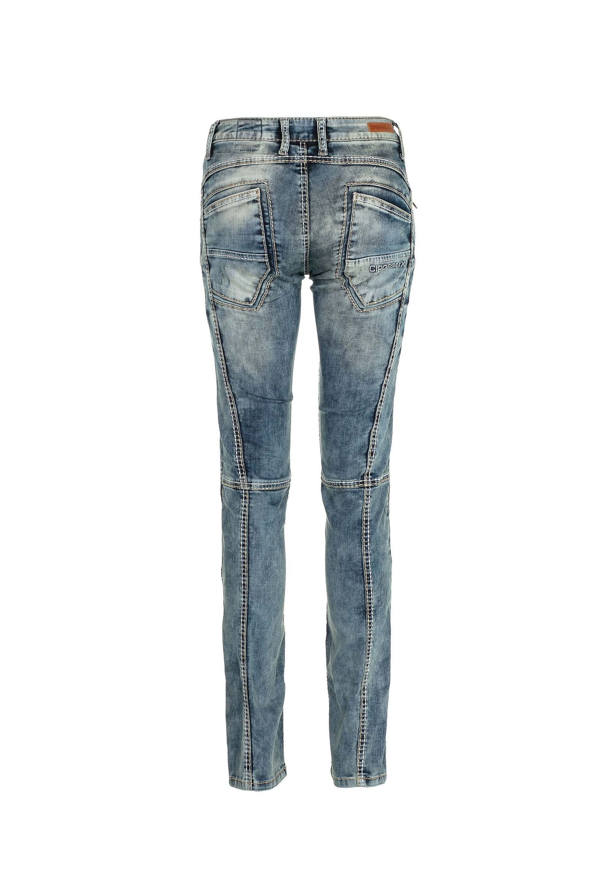 Cipo & Baxx Slim-fit-Jeans »Jeans«, in Straight Fit, WD175