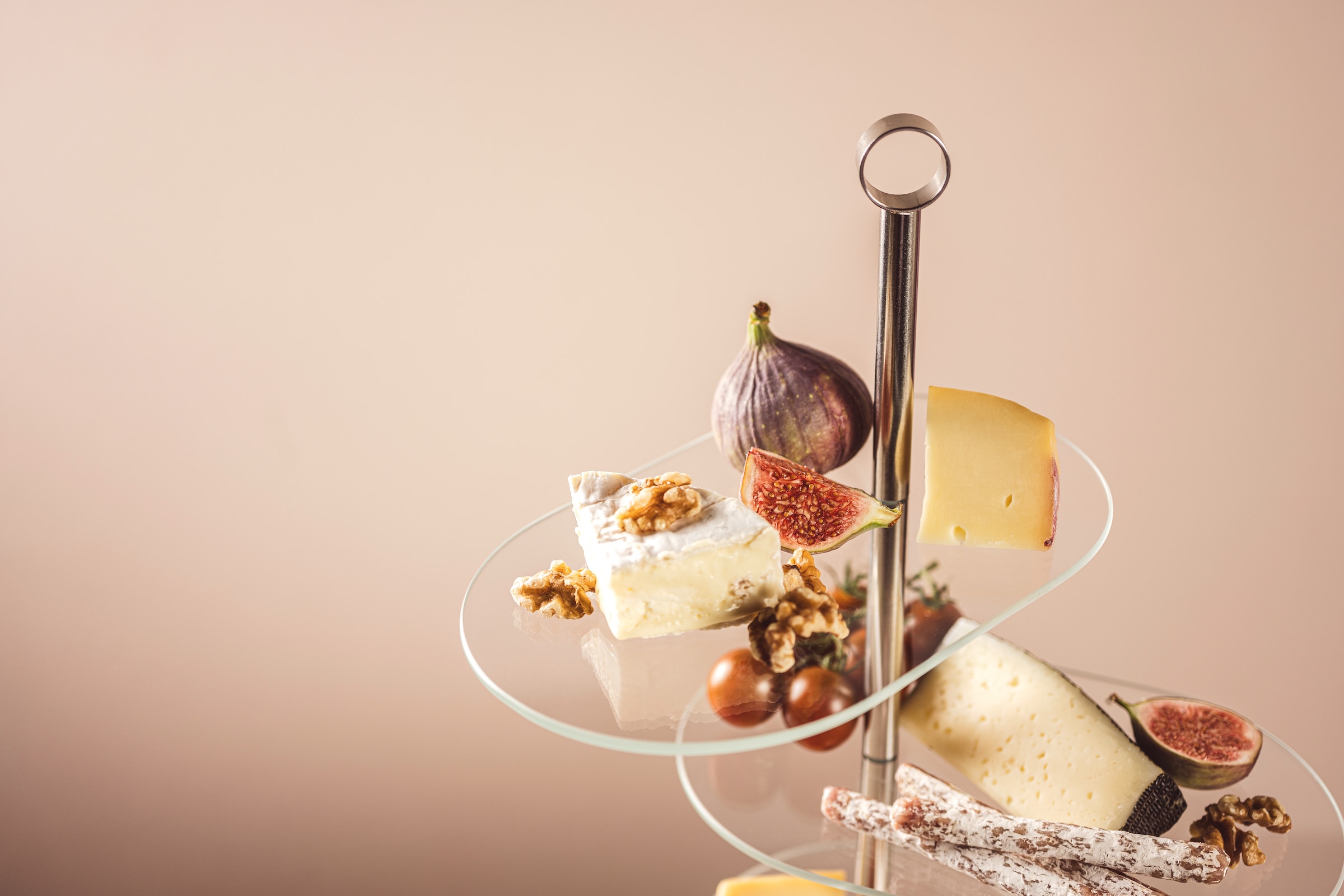 LEONARDO Etagere »CENA, 3 stufig - Höhe 39 cm, asymetrisch«, Servieretagere mehrstöckig, zum Servieren und Präsentieren