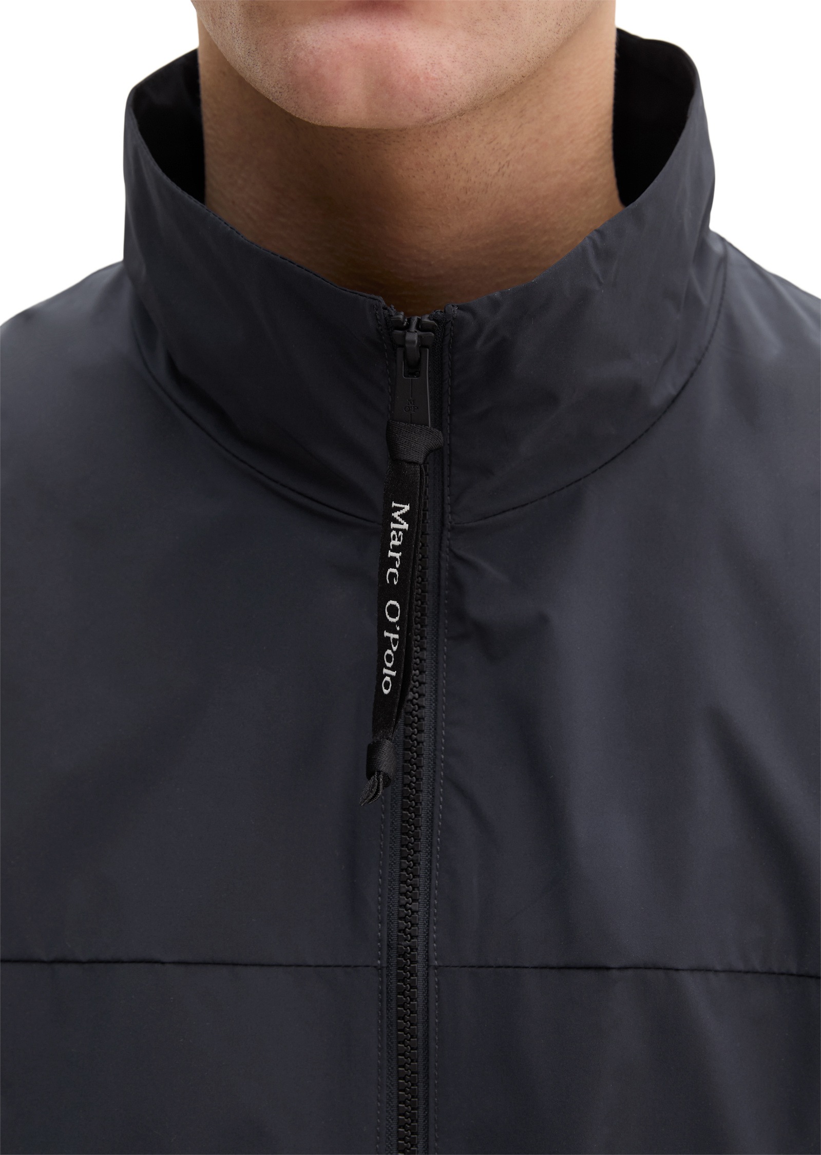 Marc O'Polo Outdoorjacke »aus recyceltem Polyester« ohne Kapuze