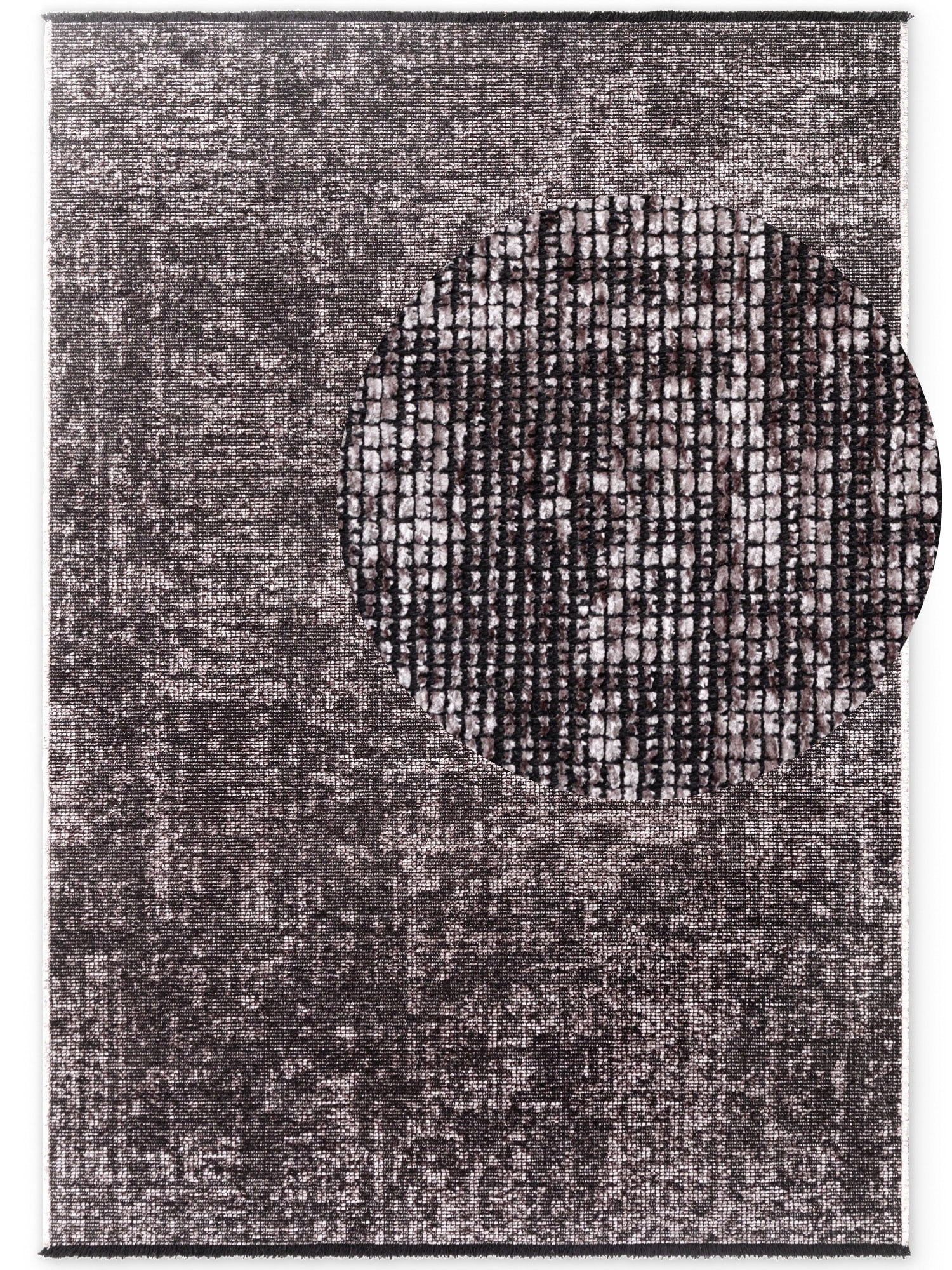 ELLE DECORATION Teppich »Prisma« rechteckig 5 mm Höhe Glanz-Effekt, Karo Design, Kachel-Optik, Wohnzimmer, Schlafzimmer,Flur