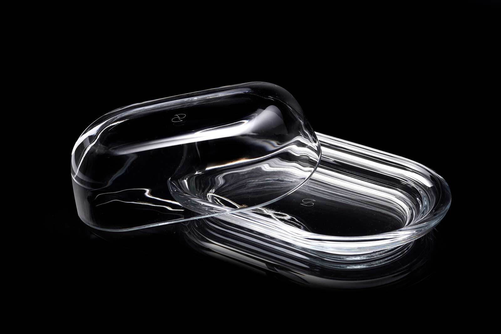 Ritzenhoff & Breker Butterdose »Butterdose Style 20 x 14 cm transparent«, (1 tlg.)