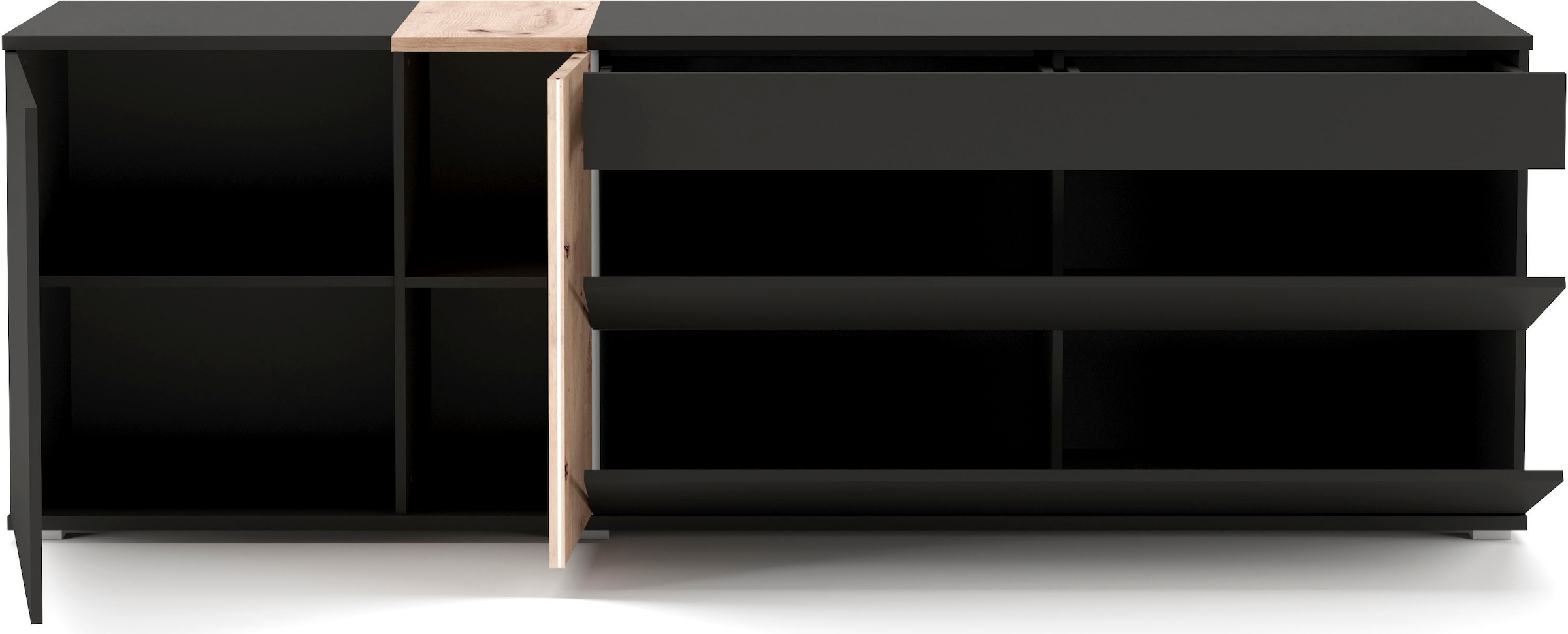 COTTA Sideboard »Montana«, Breite 235 cm, inkl. LED-Beleuchtung und Push-To-Open
